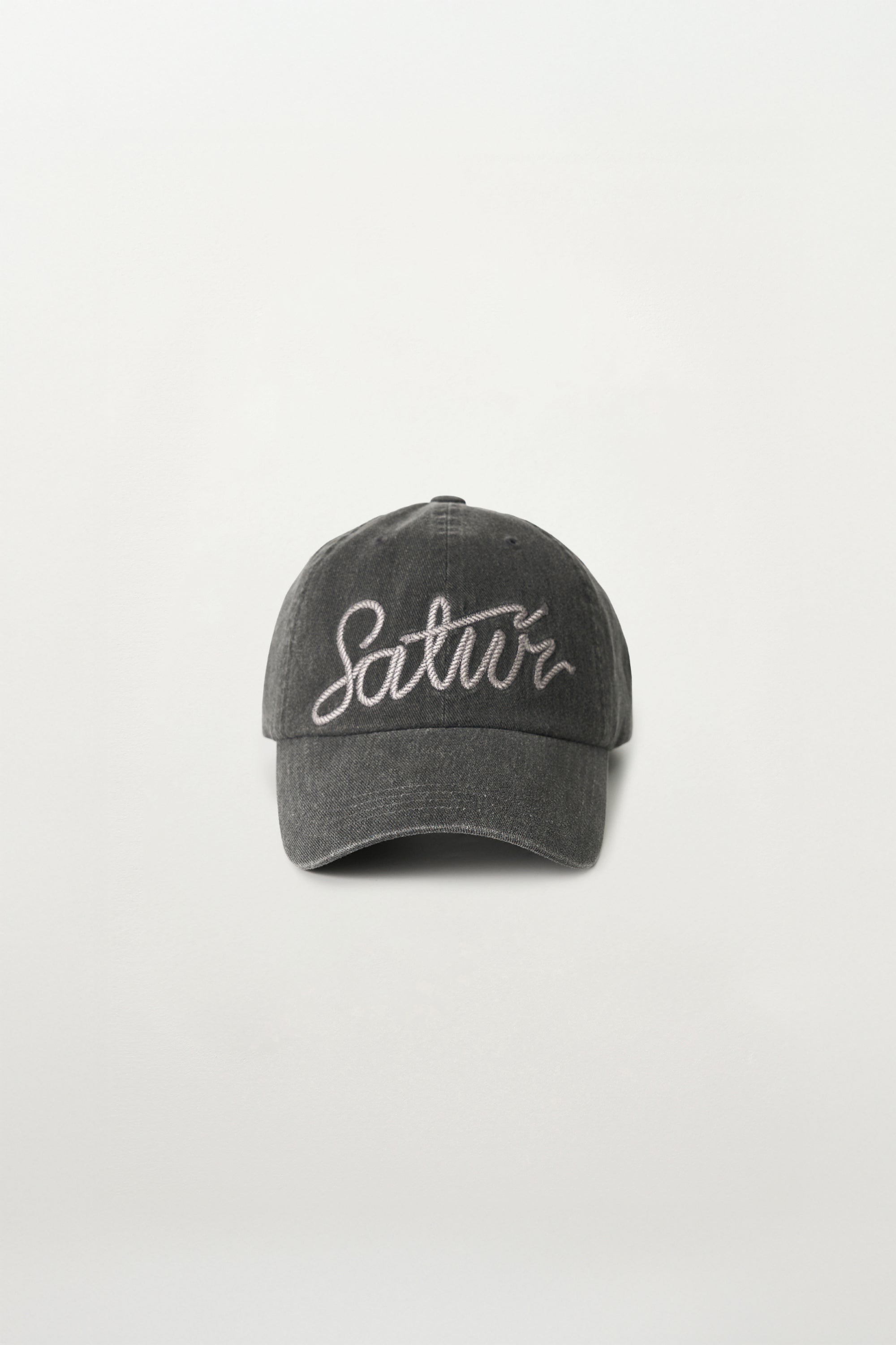 (U) Rope Logo Vintage Cap Charcoal