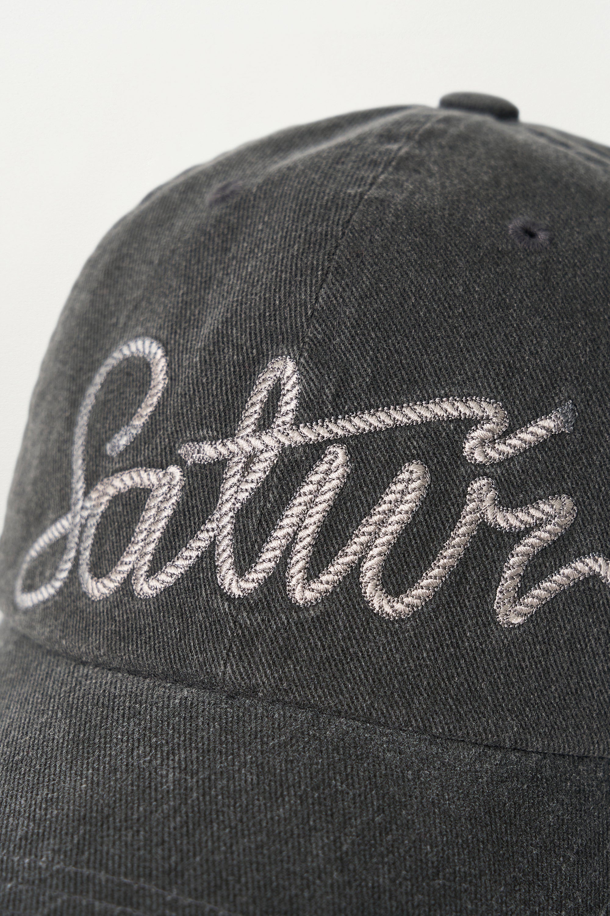 (U) Rope Logo Vintage Cap Charcoal
