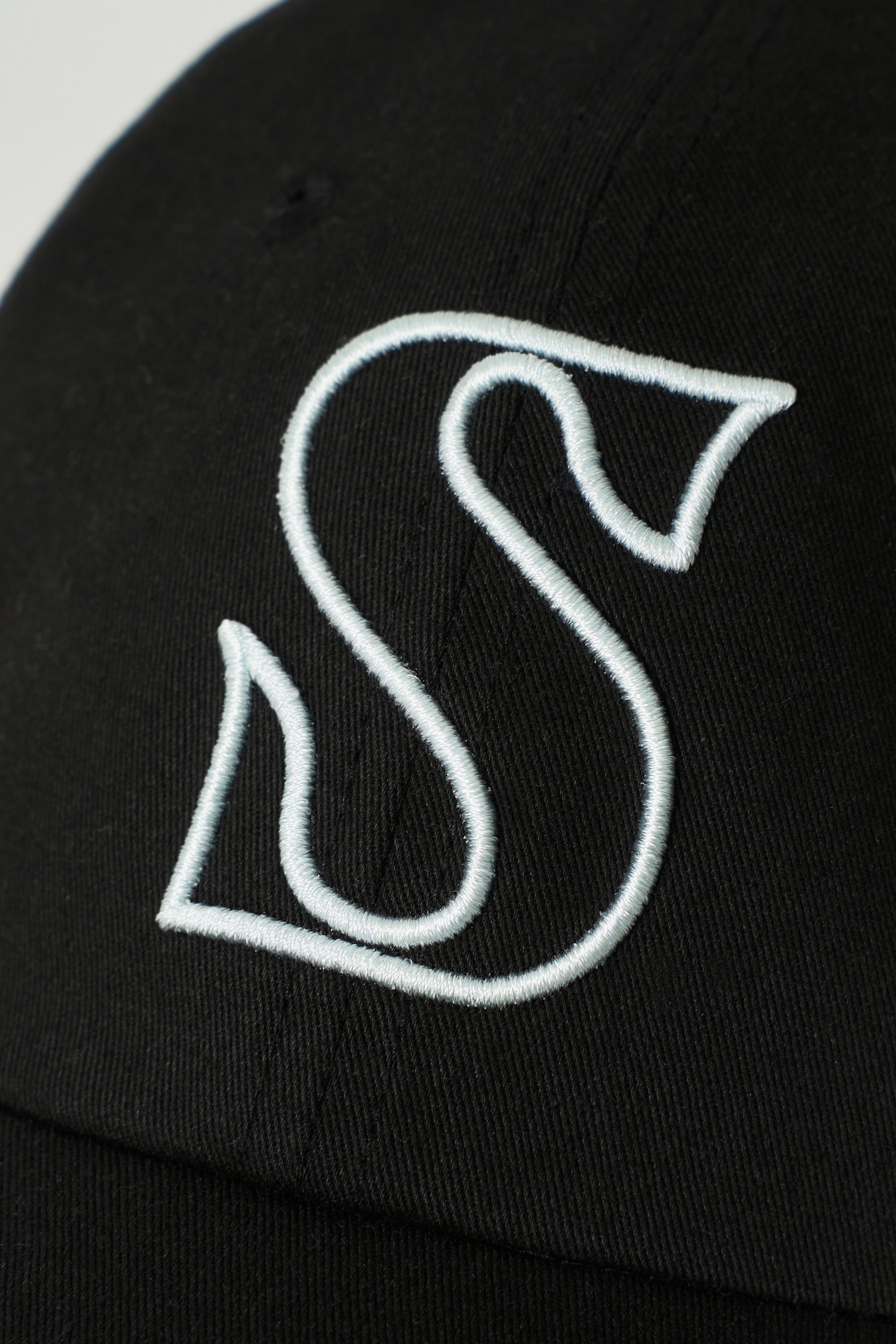 (U) S Logo Casual Ball Cap Black