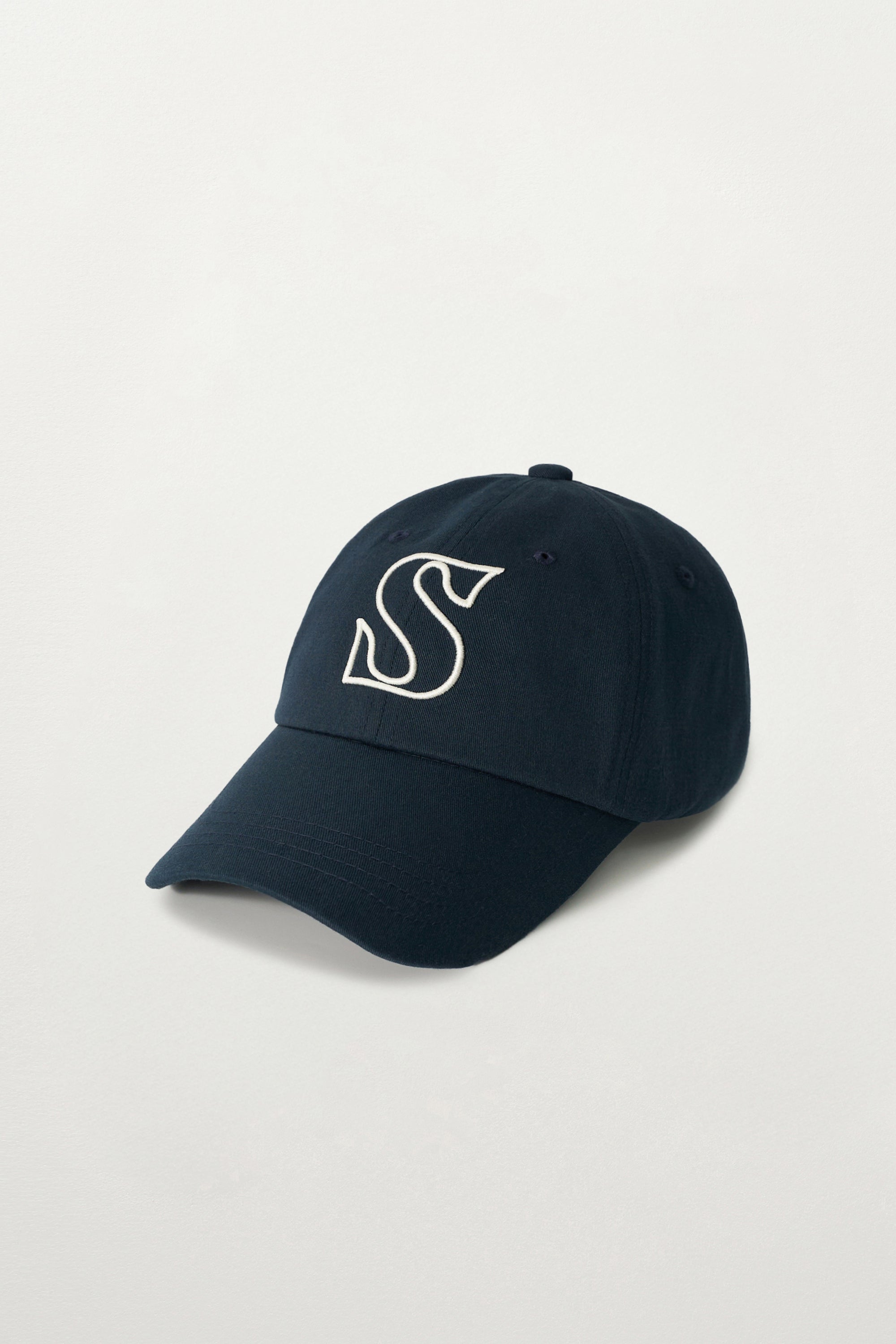 (U) S Logo Casual Ball Cap Navy