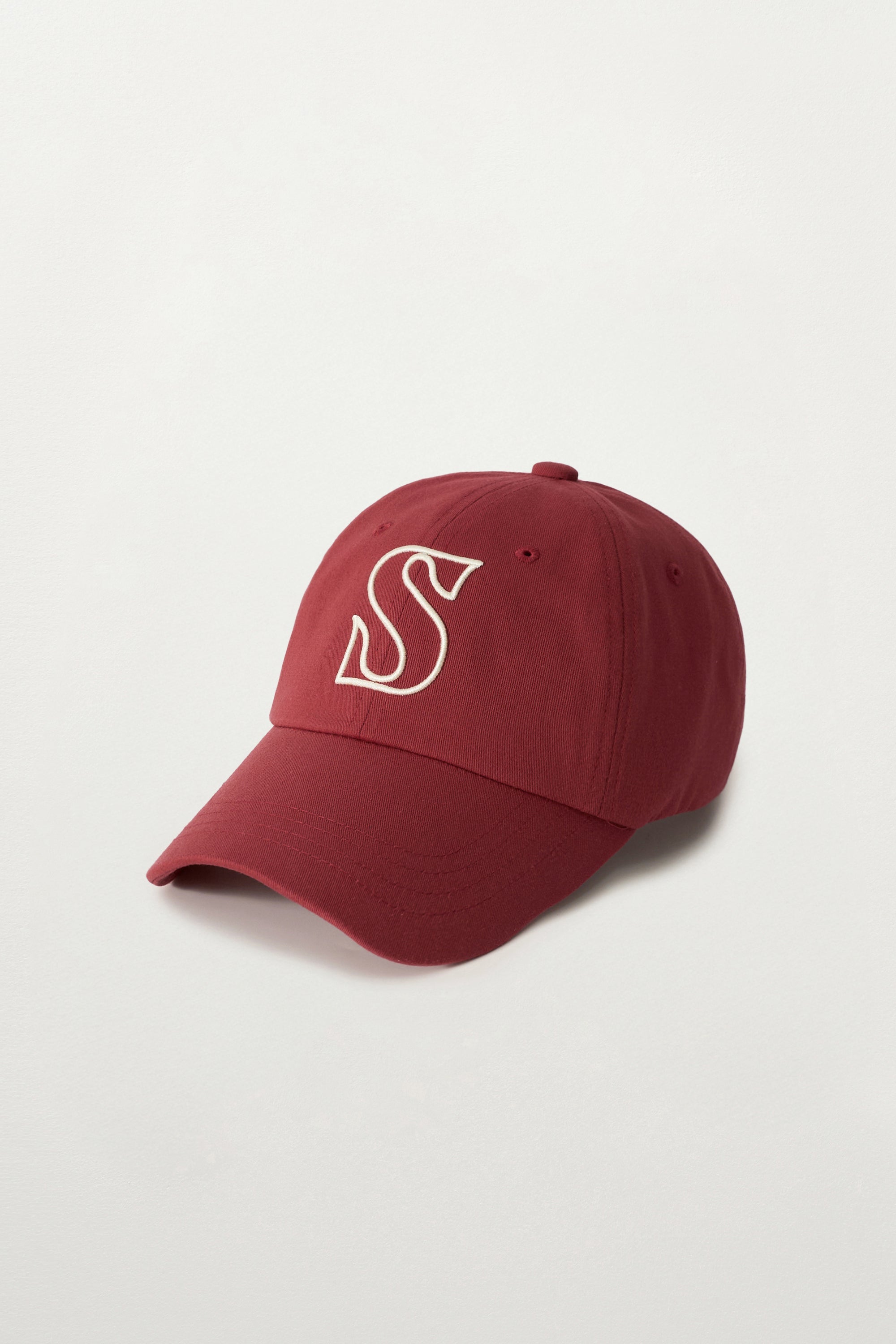 (U) S Logo Casual Ball Cap Red