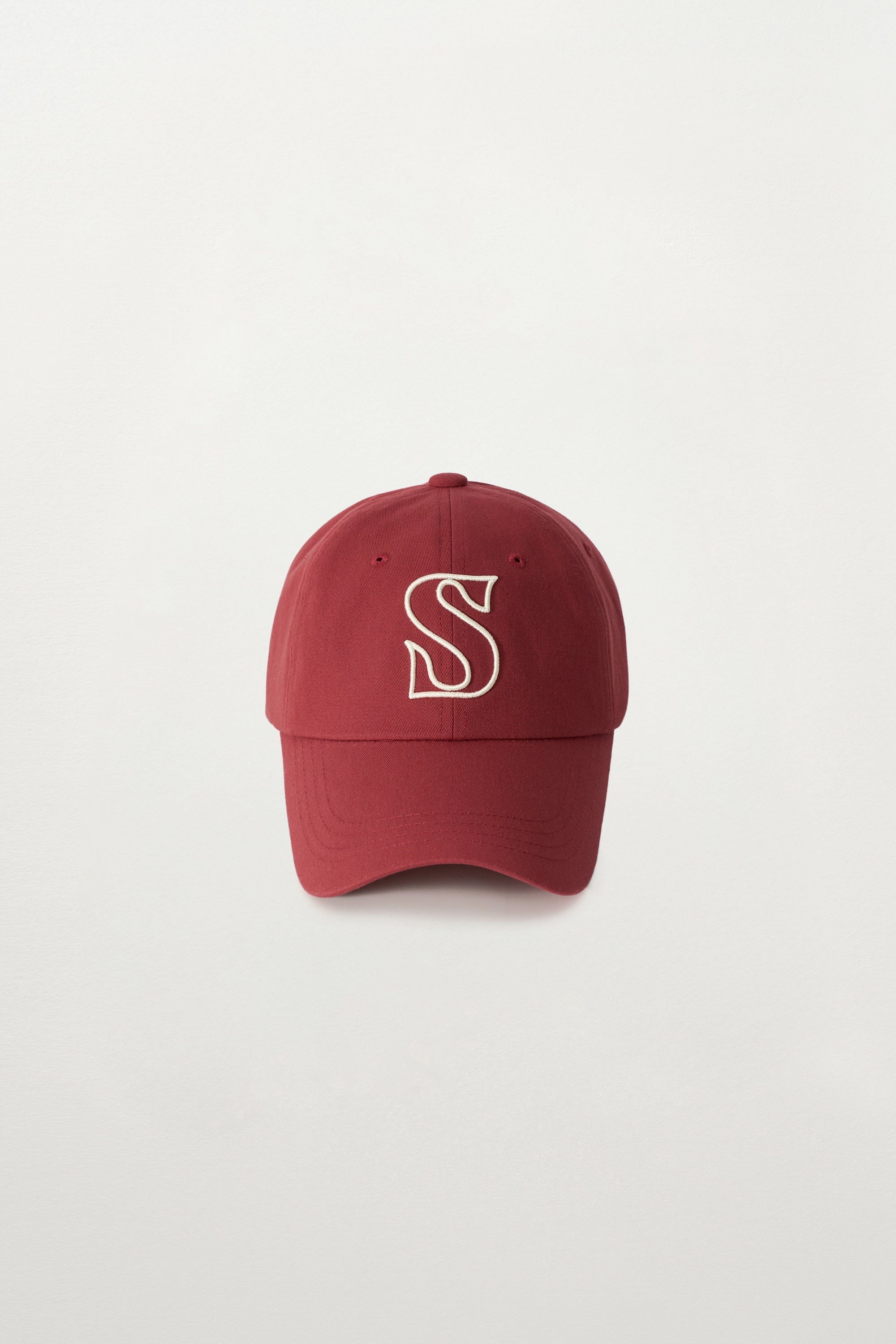 (U) S Logo Casual Ball Cap Red