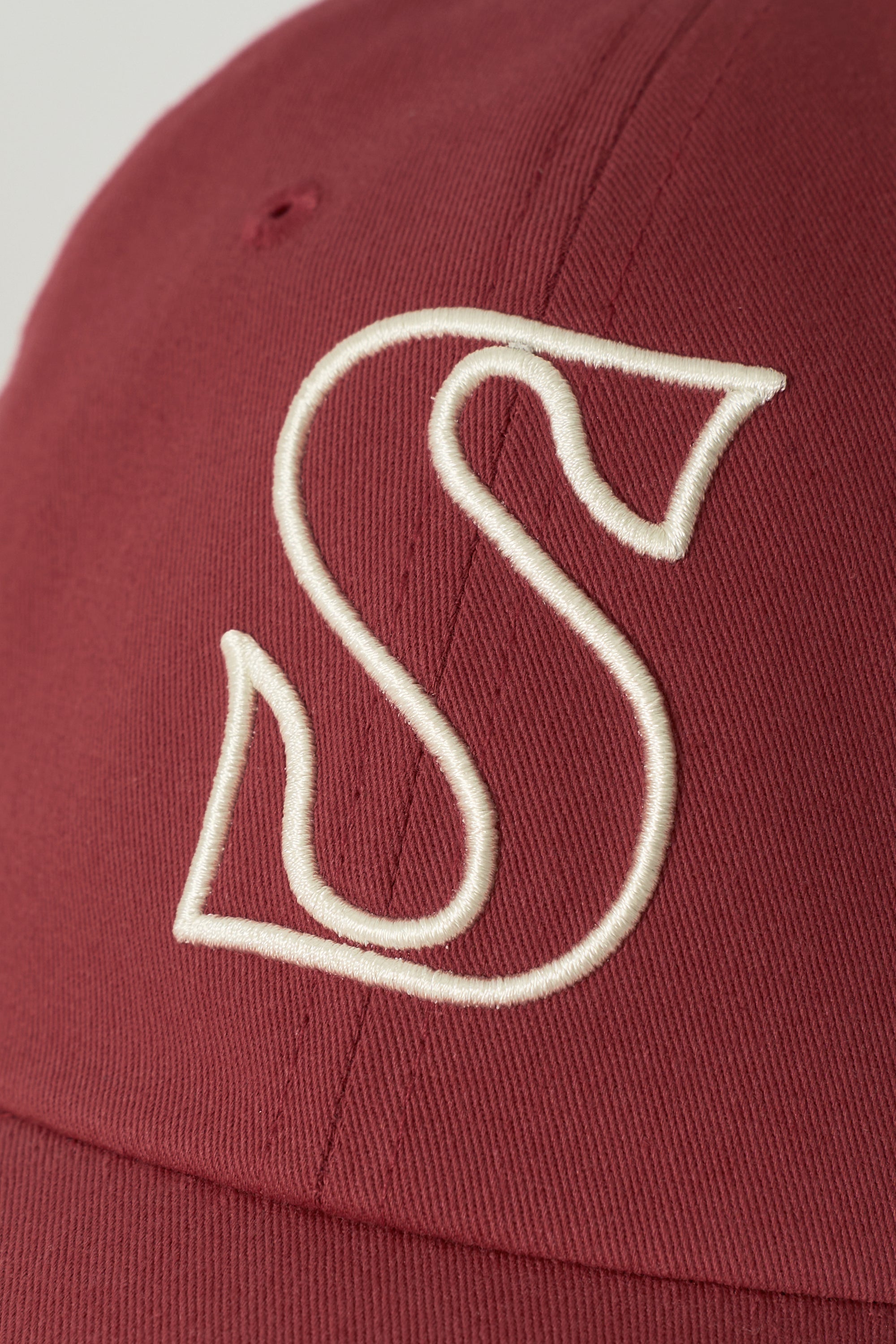 (U) S Logo Casual Ball Cap Red