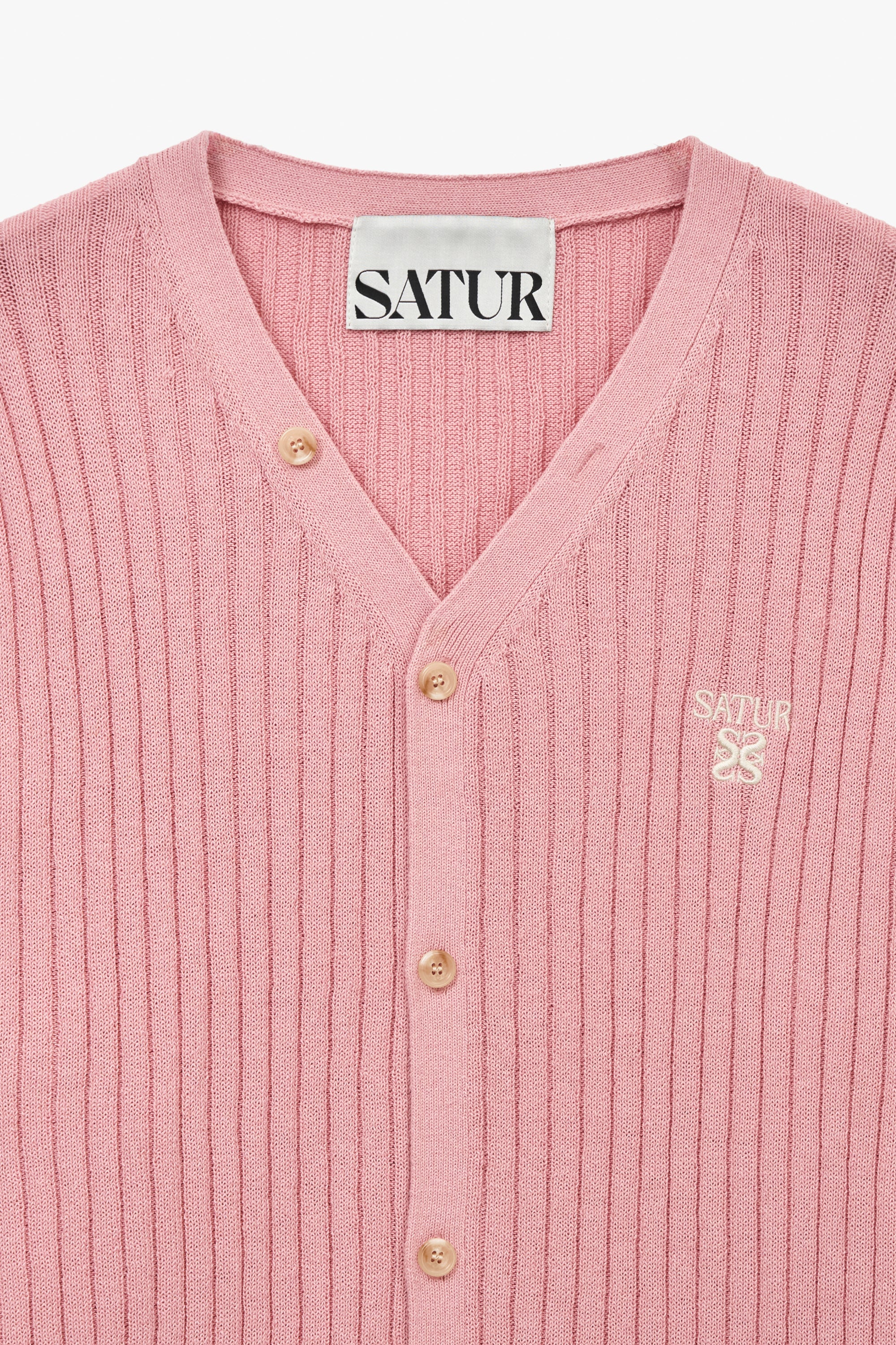[RIIZE's Pick] (U) Faro Linen Cardigan Pink
