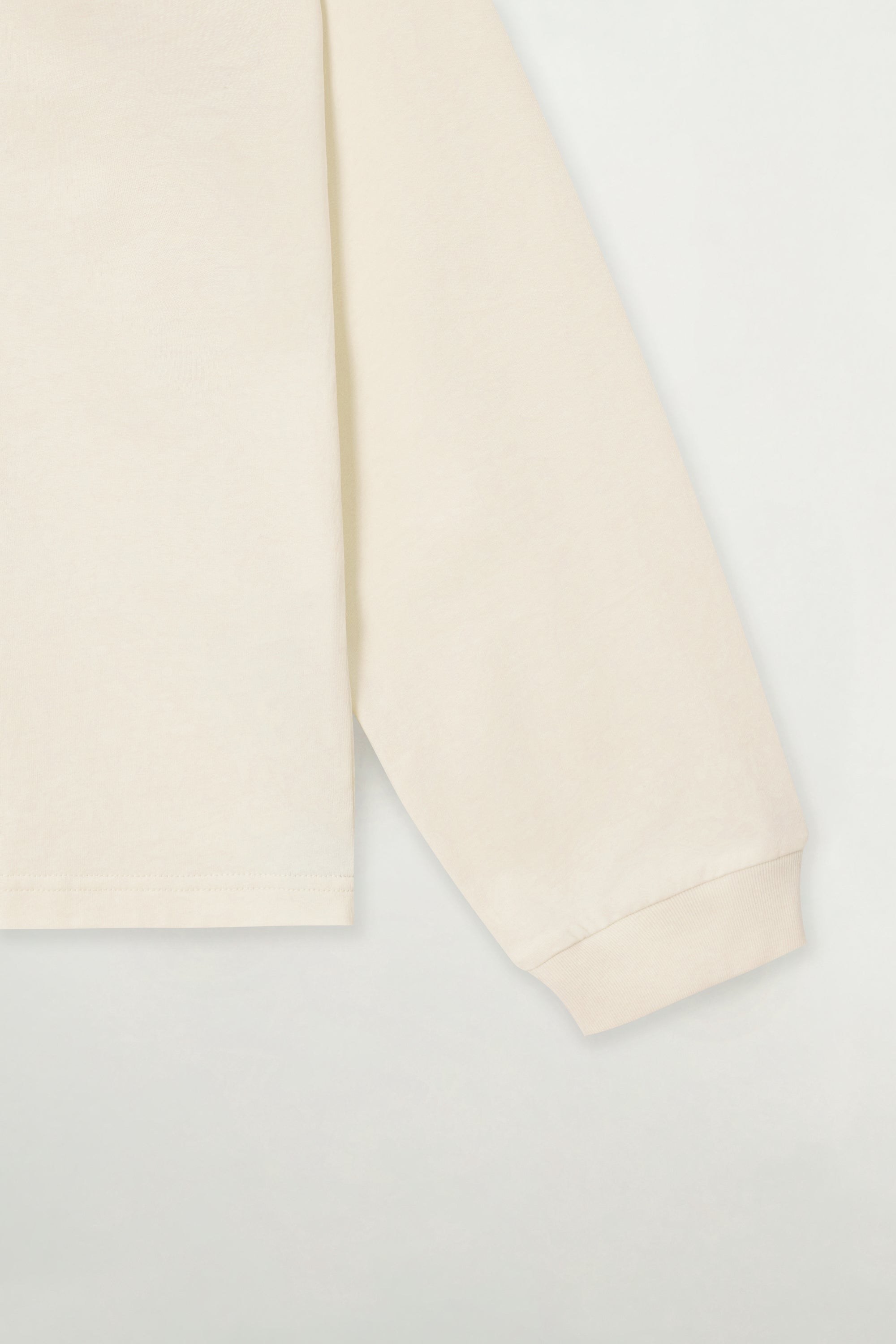 (U) Heart Mirror Long Sleeve Cream