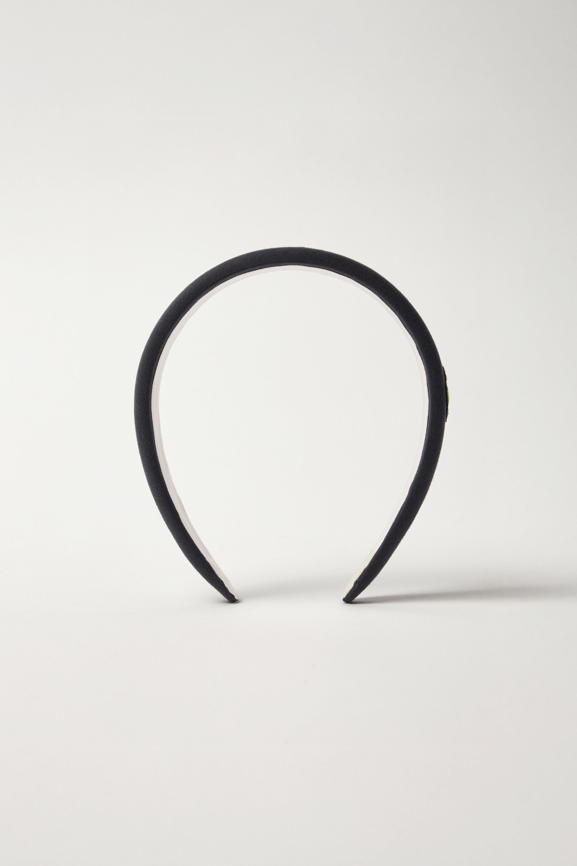 (W) Crest Logo Hairband Charcoal
