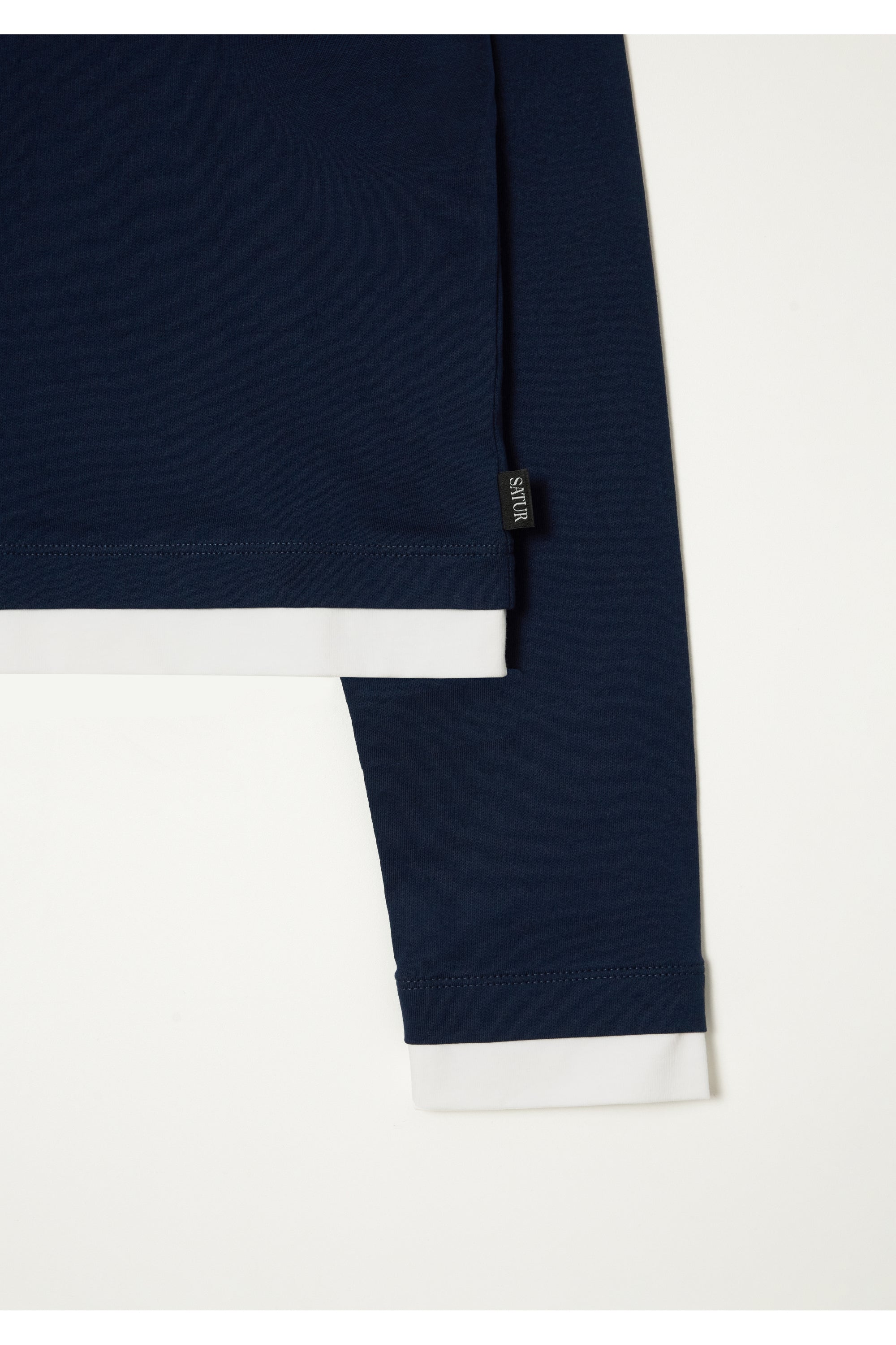 (W) Layered Long Sleeve Navy