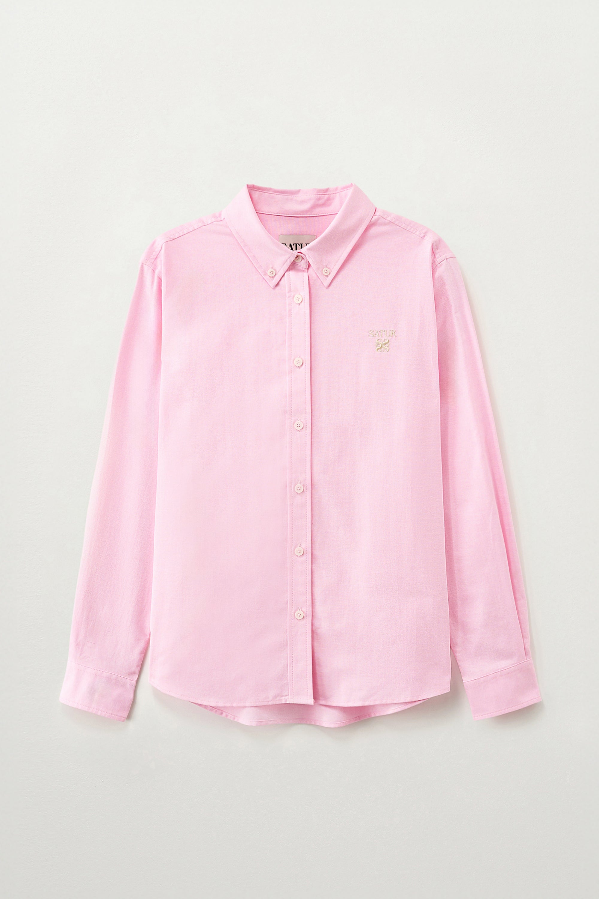 (W) Loren Oxford Shirt Pink