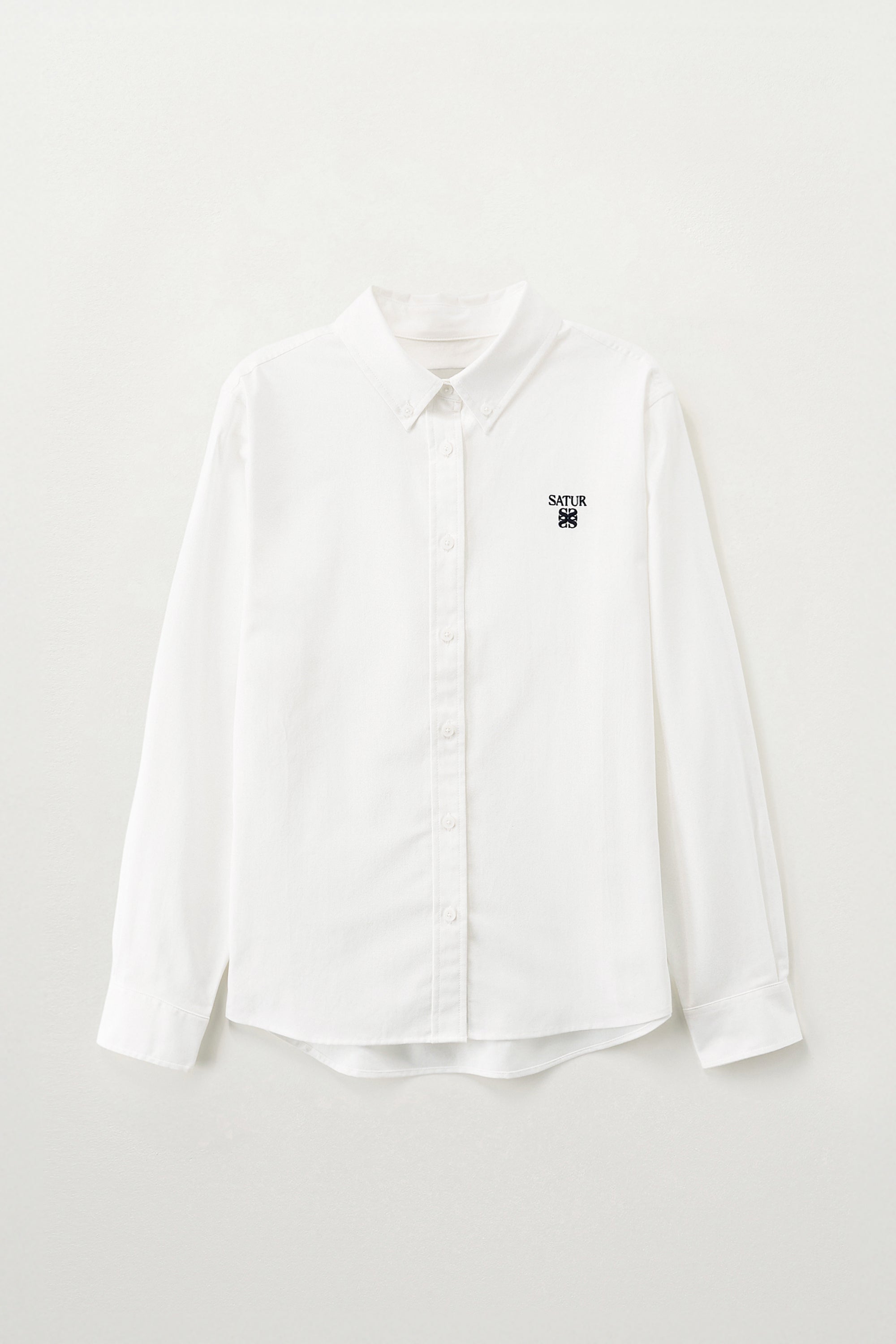 (W) Loren Oxford Shirt White