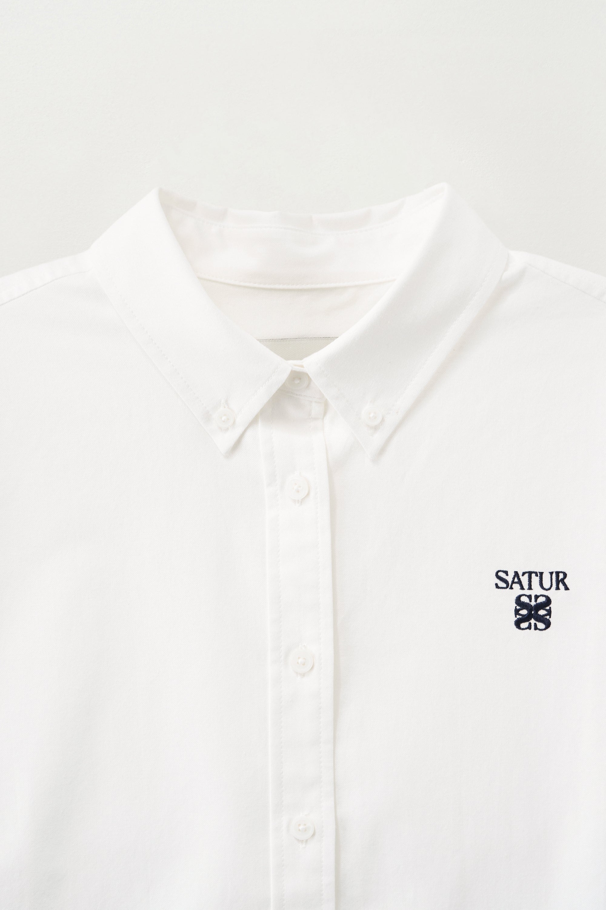(W) Loren Oxford Shirt White