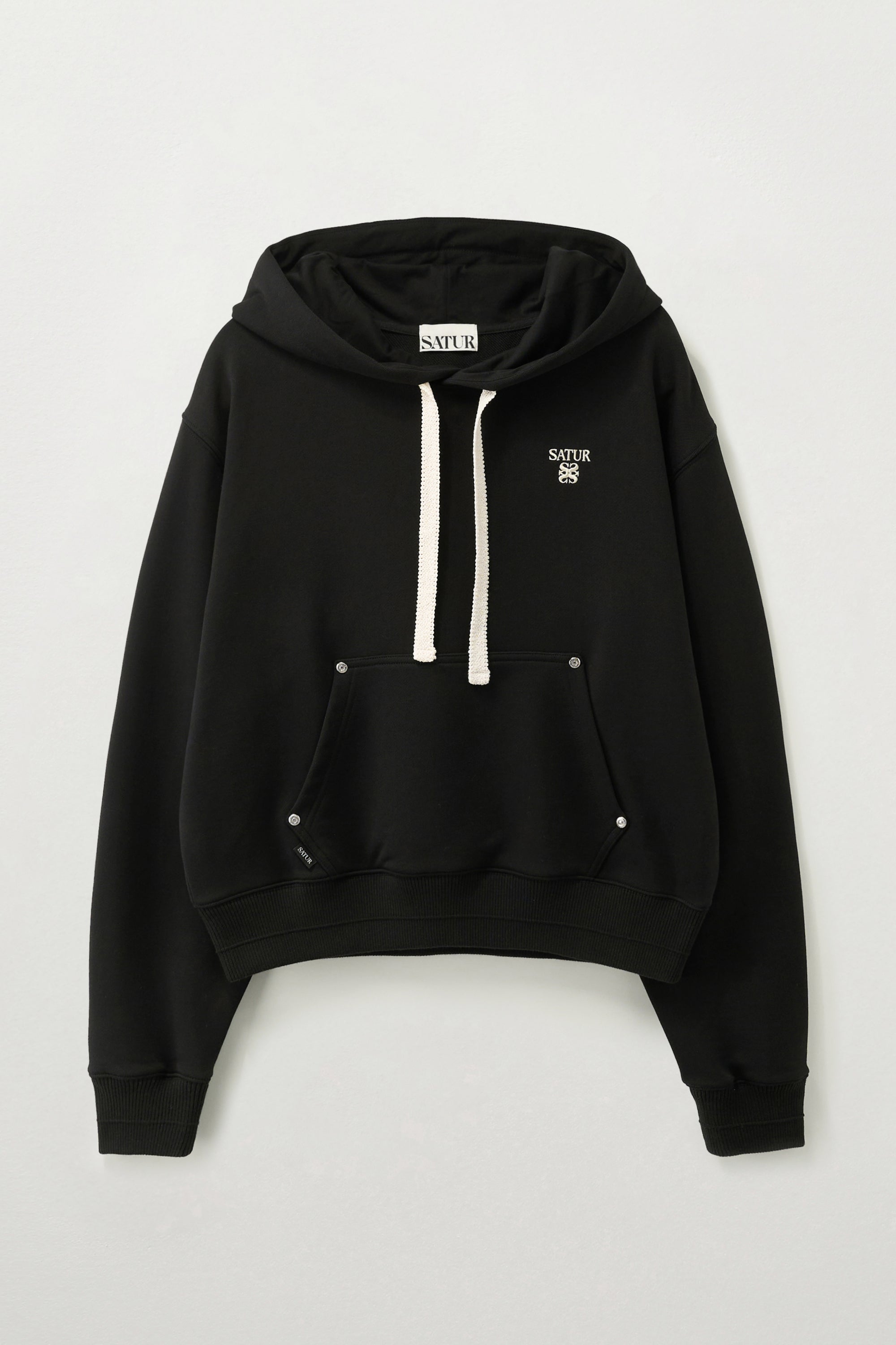 (W) Loren Small Logo Hoodie Black