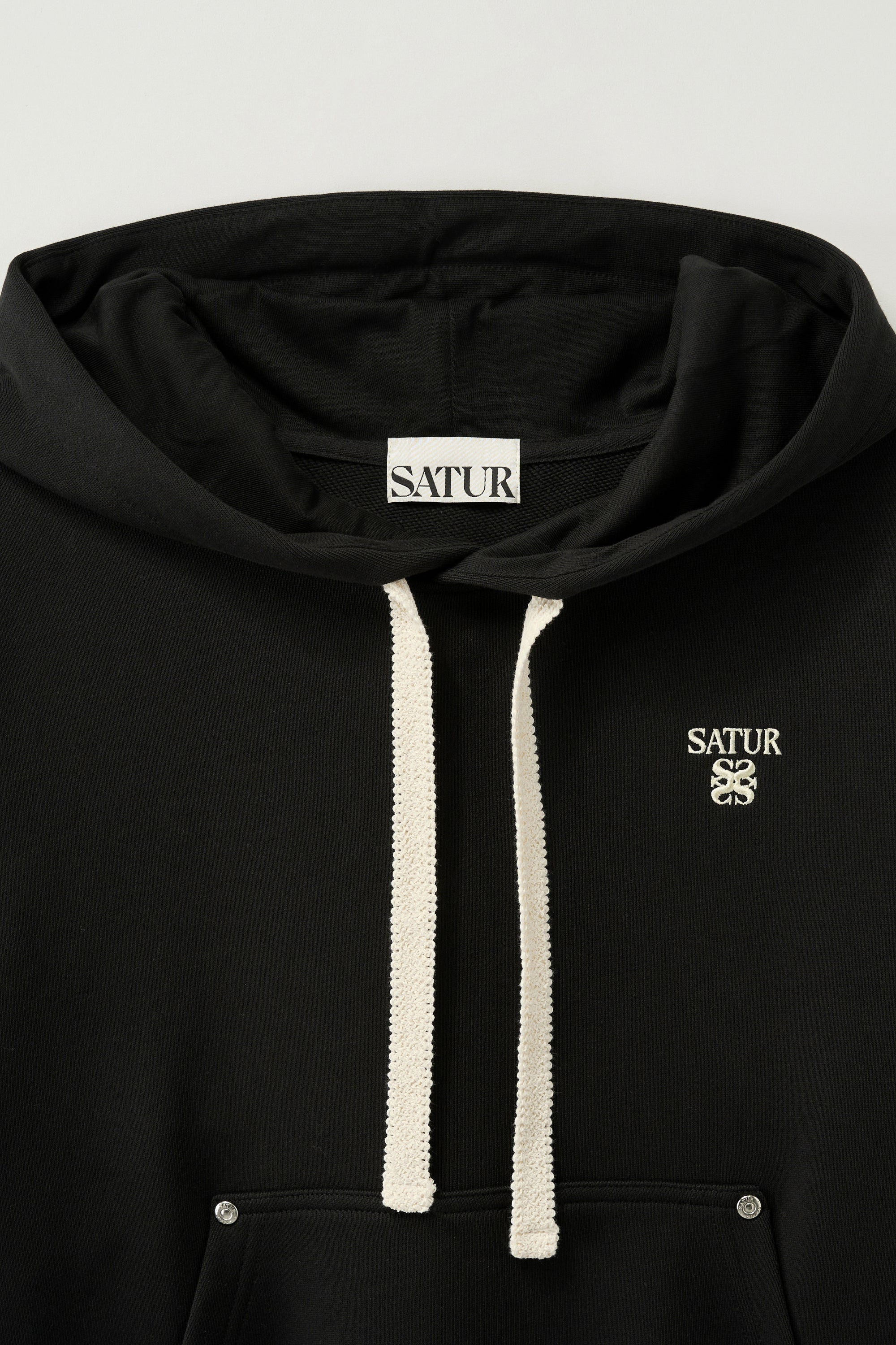 (W) Loren Small Logo Hoodie Black