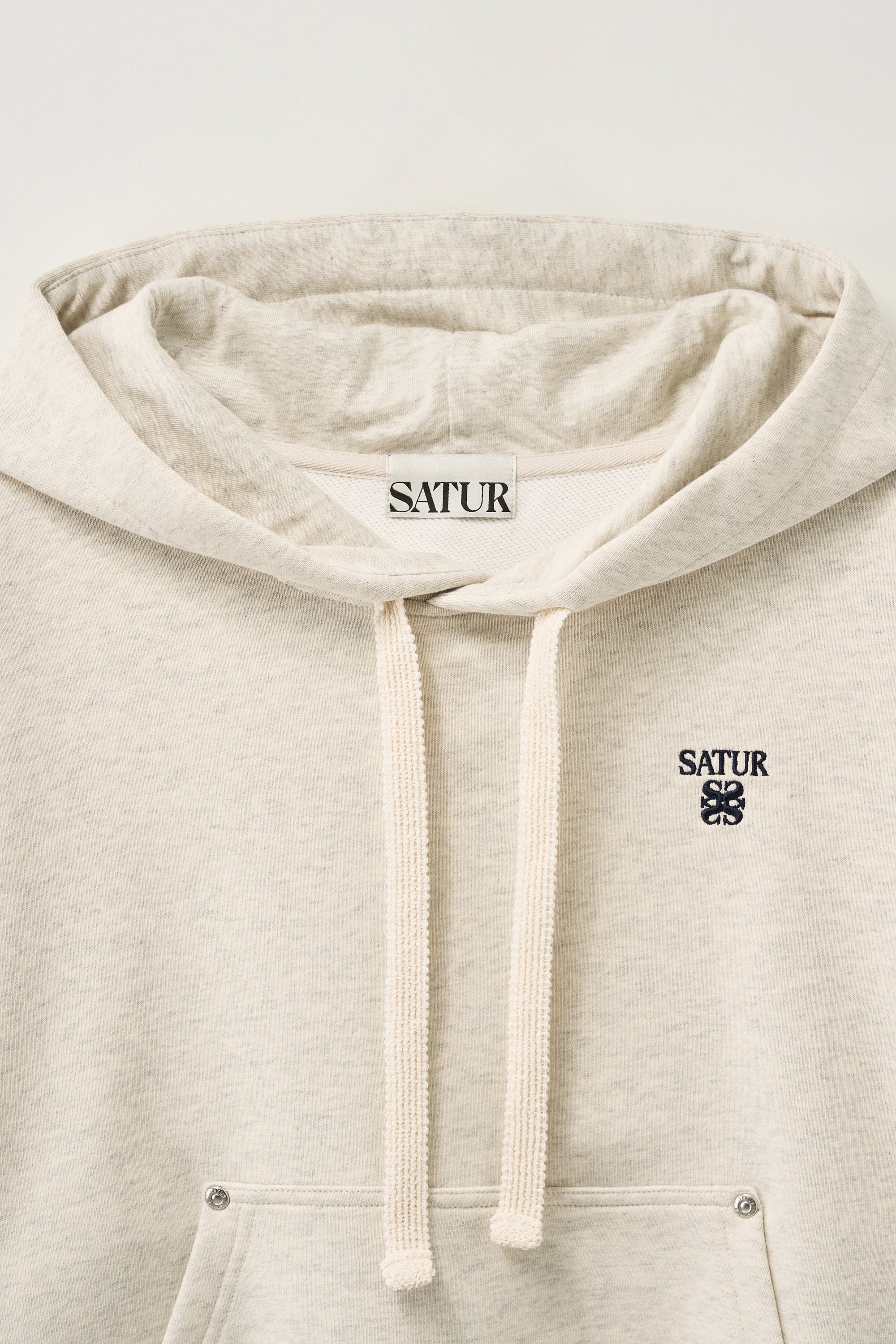 (W) Loren Small Logo Hoodie Oatmeal