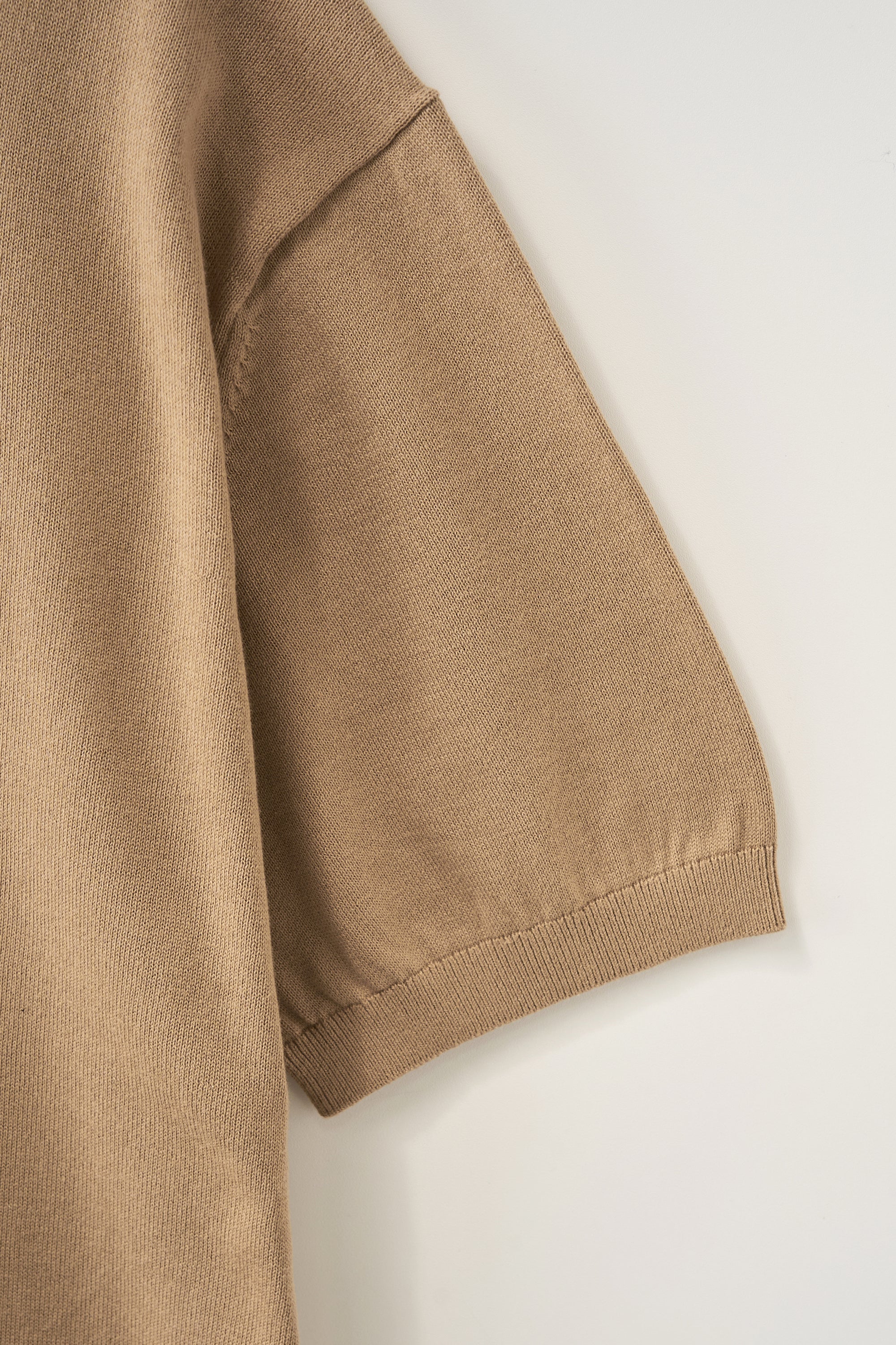 (M) Loren Fine Half Knit Beige