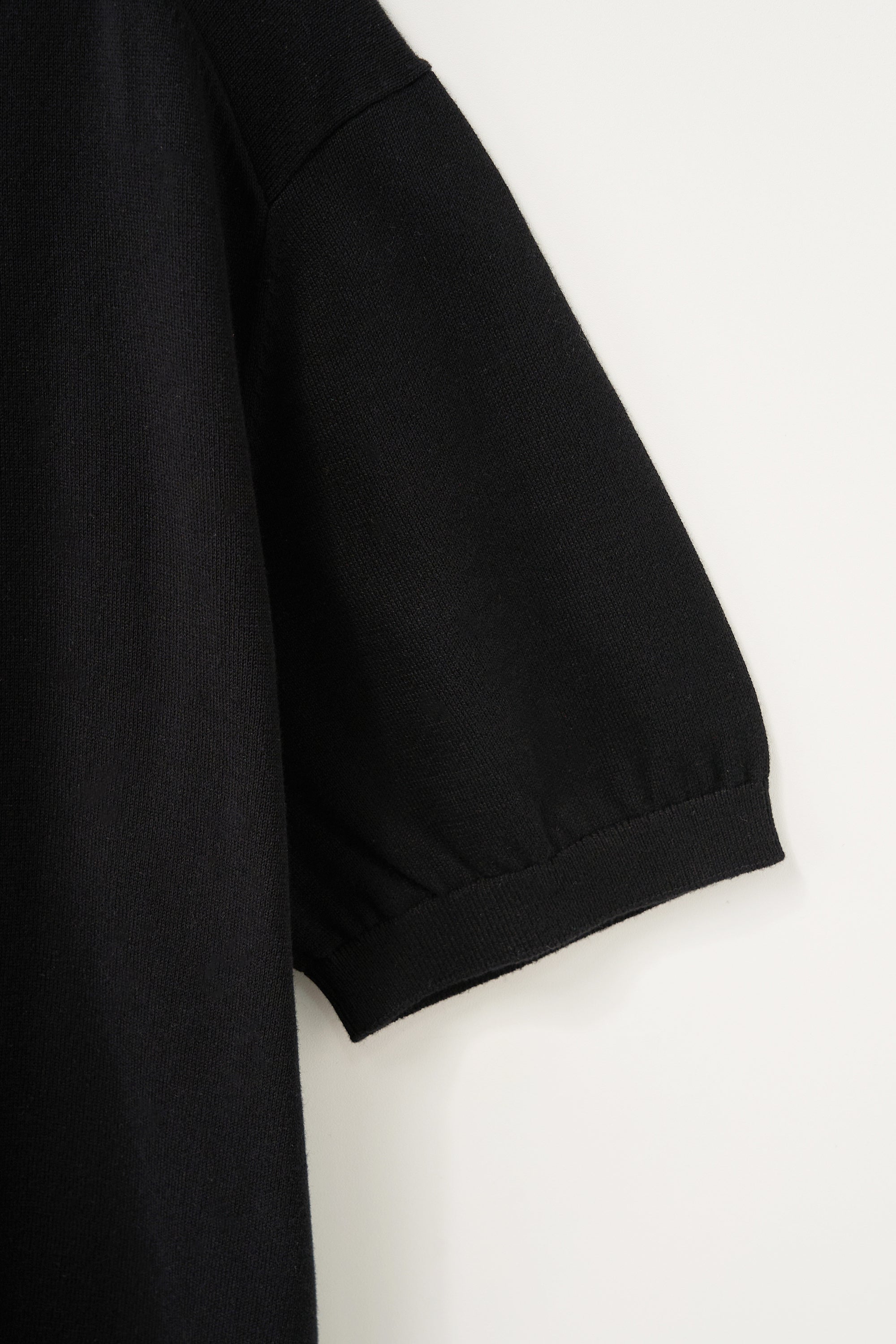 (M) Loren Fine Half Knit Black