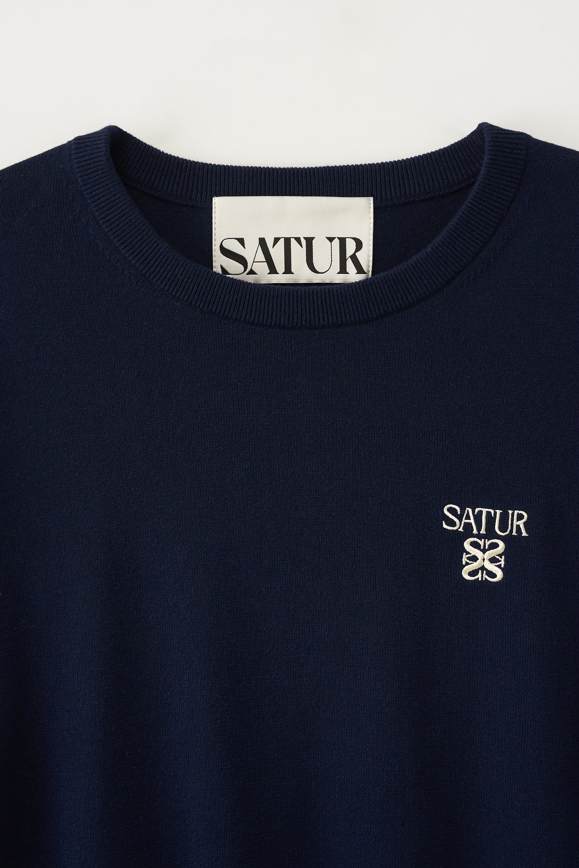 (M) Loren Fine Half Knit Navy
