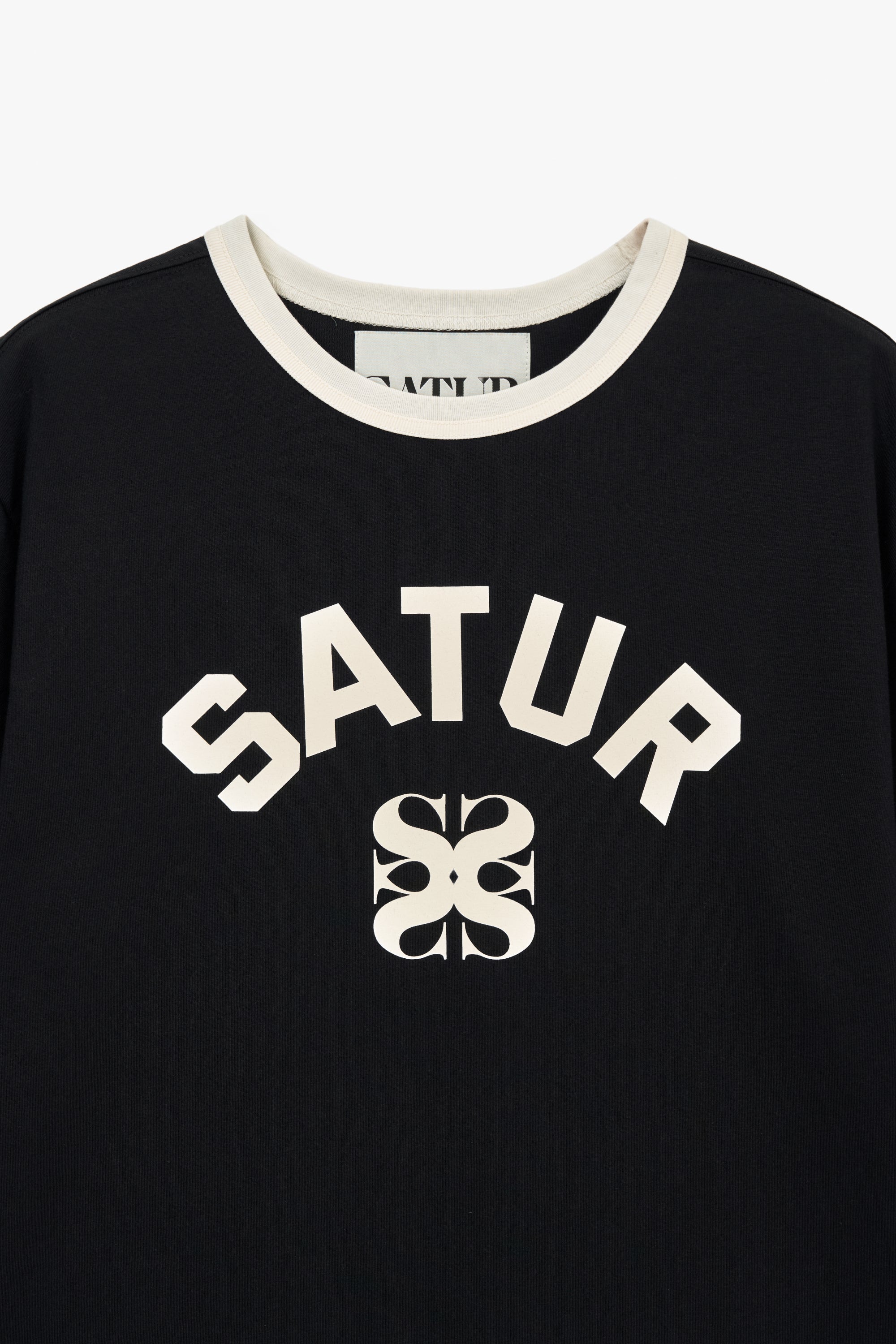 [RIIZE's Pick] (M) Satur Arch Ringer Tshirt Black