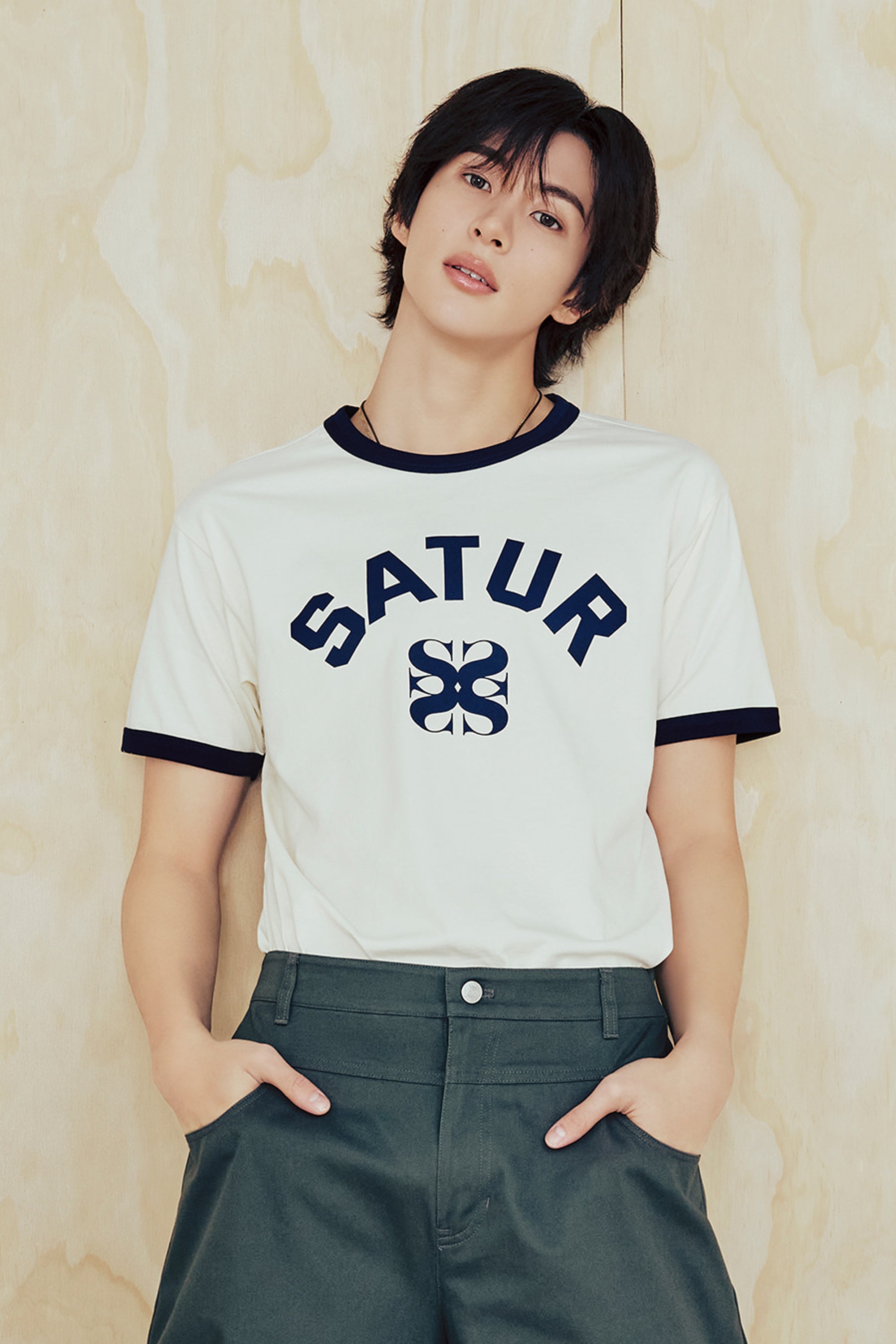 [RIIZE's Pick] (M) Satur Arch Ringer Tshirt Cream