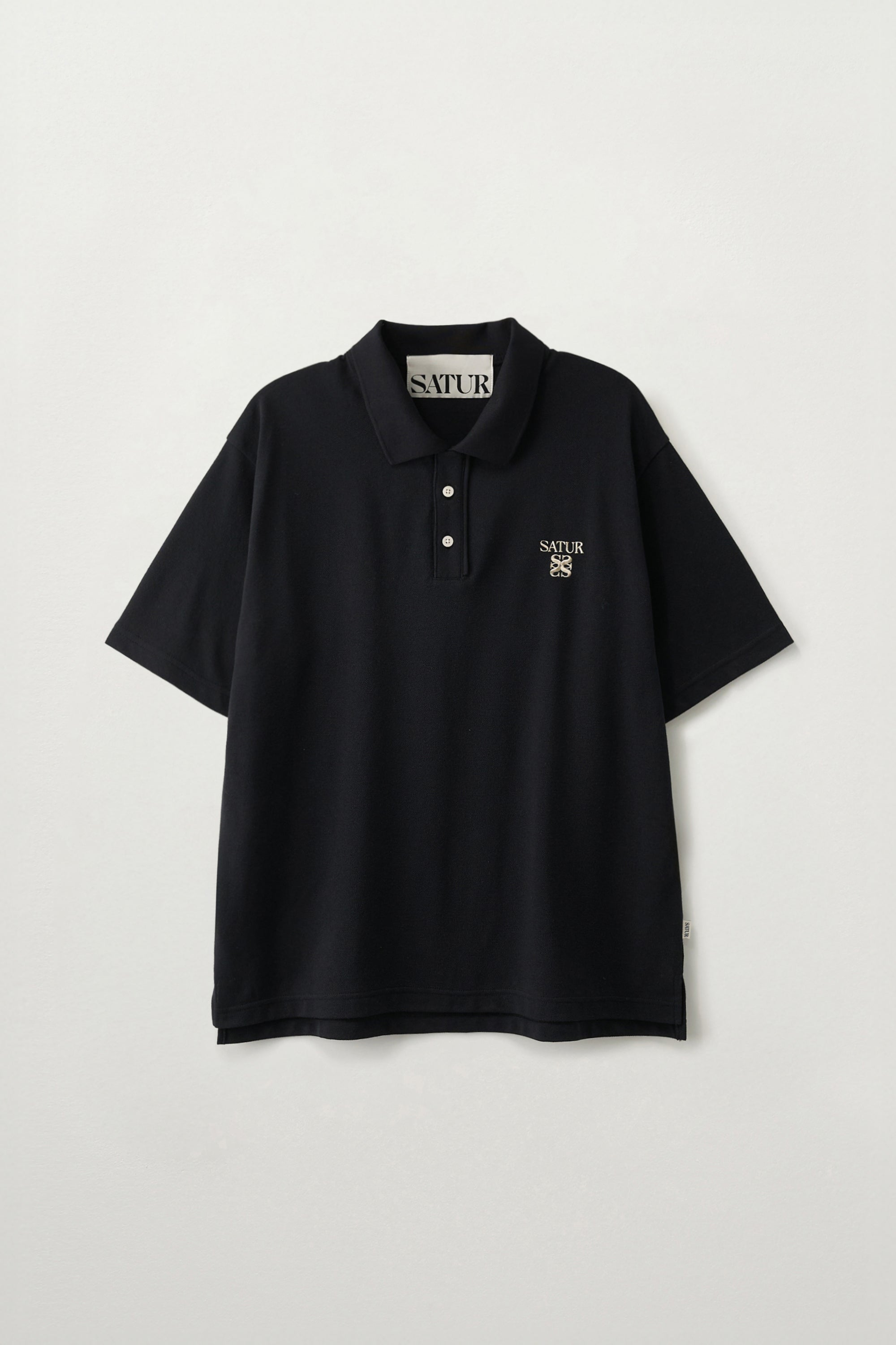 [RIIZE's Pick] (M) Loren Pique Polo T-Shirt Black