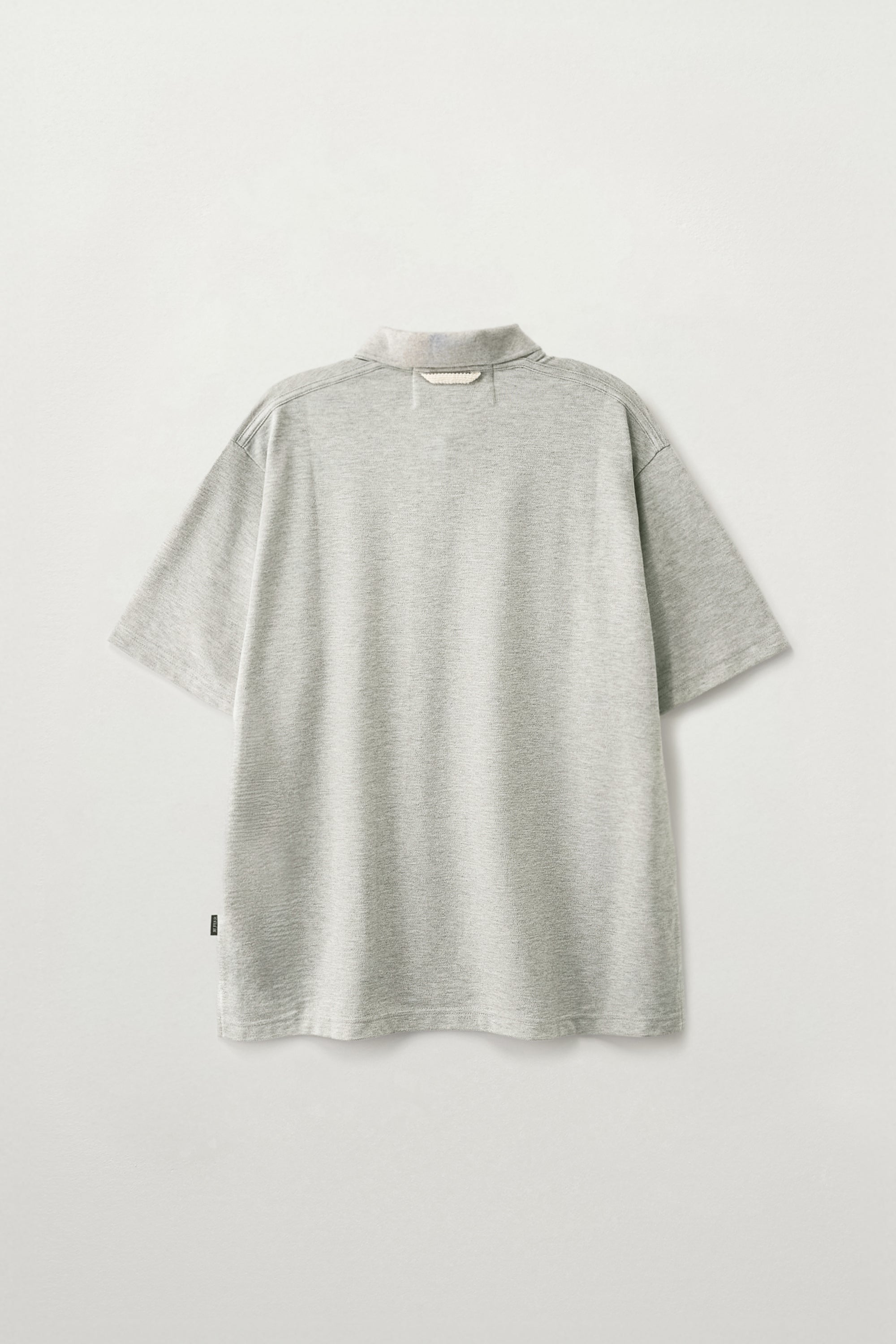 [RIIZE's Pick] (M) Loren Pique Polo T-Shirt Melange Gray