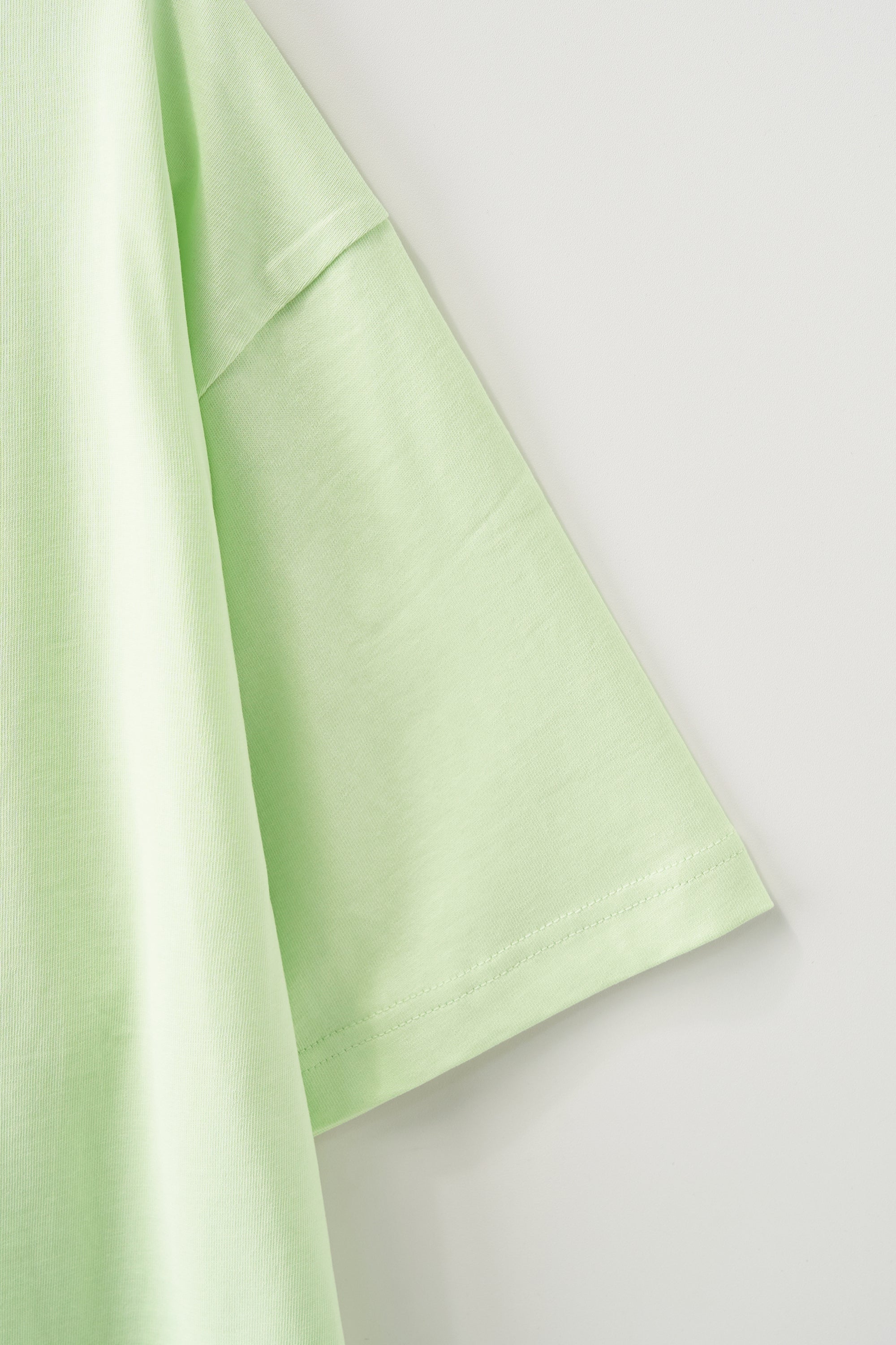 (M) Mirrorball Oversized Tee Light Green
