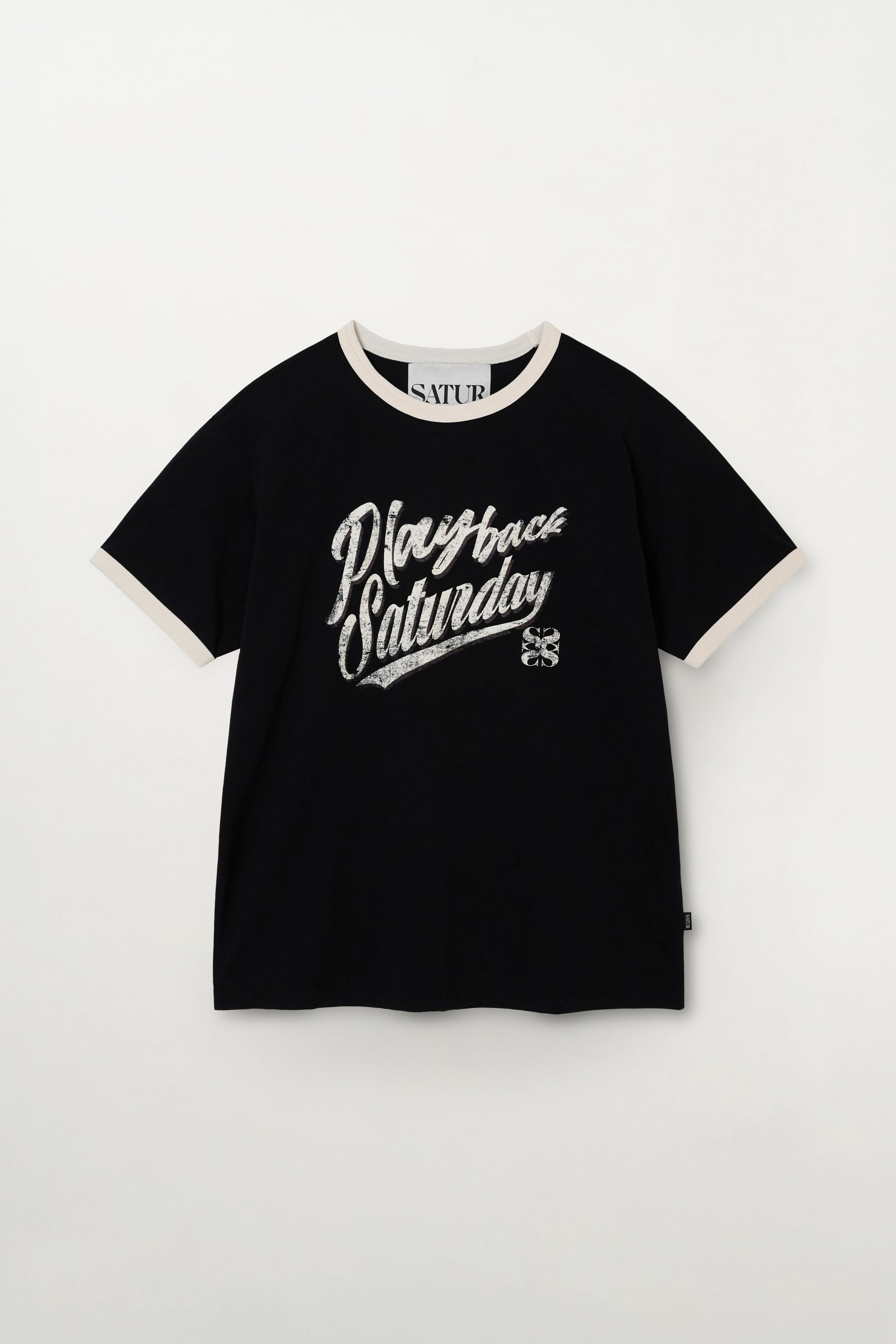 [RIIZE's Pick] (M) Playback Satur Ringer Tee Black