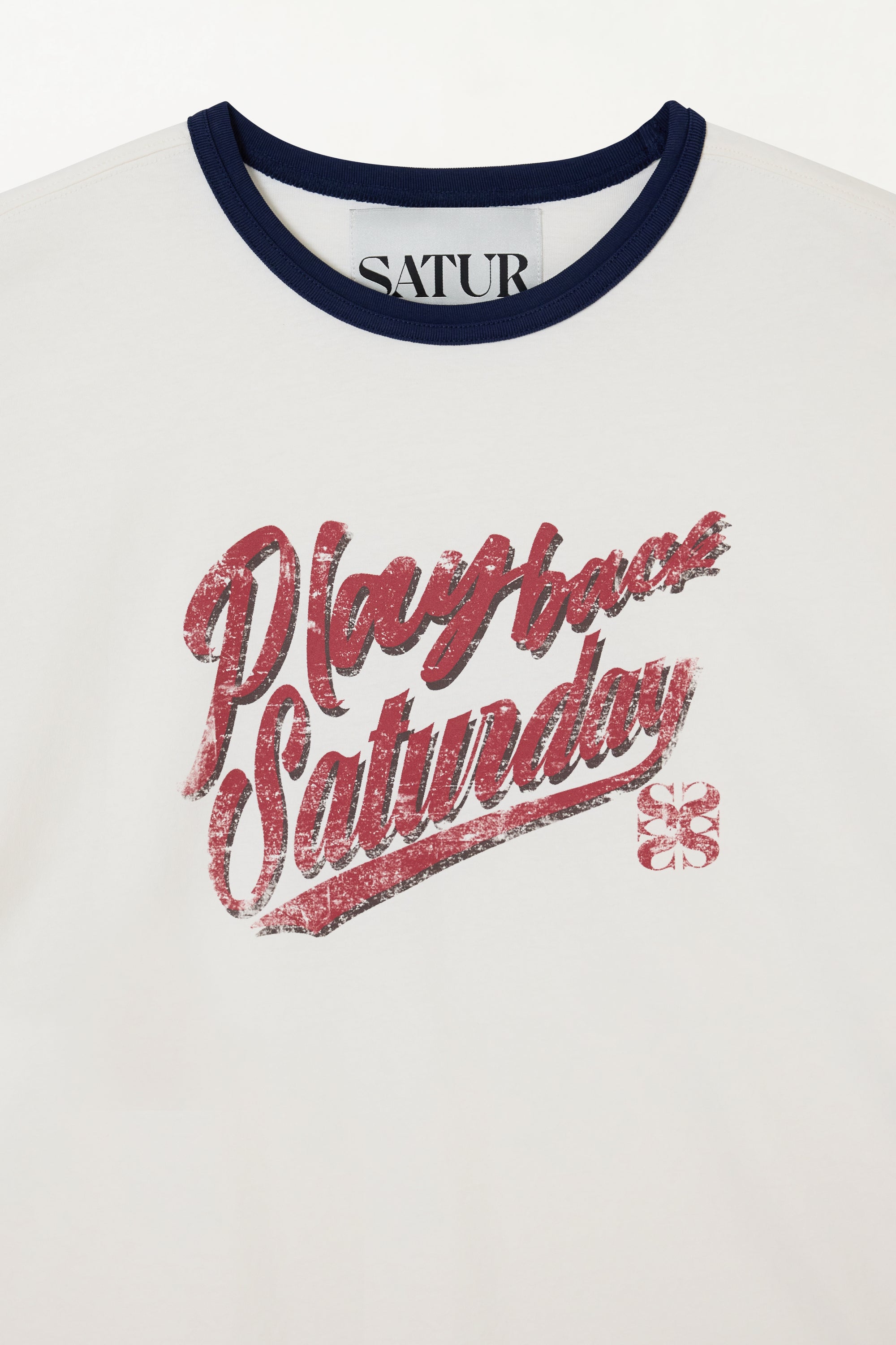 [RIIZE's Pick] (M) Playback Satur Ringer Tee Ivory