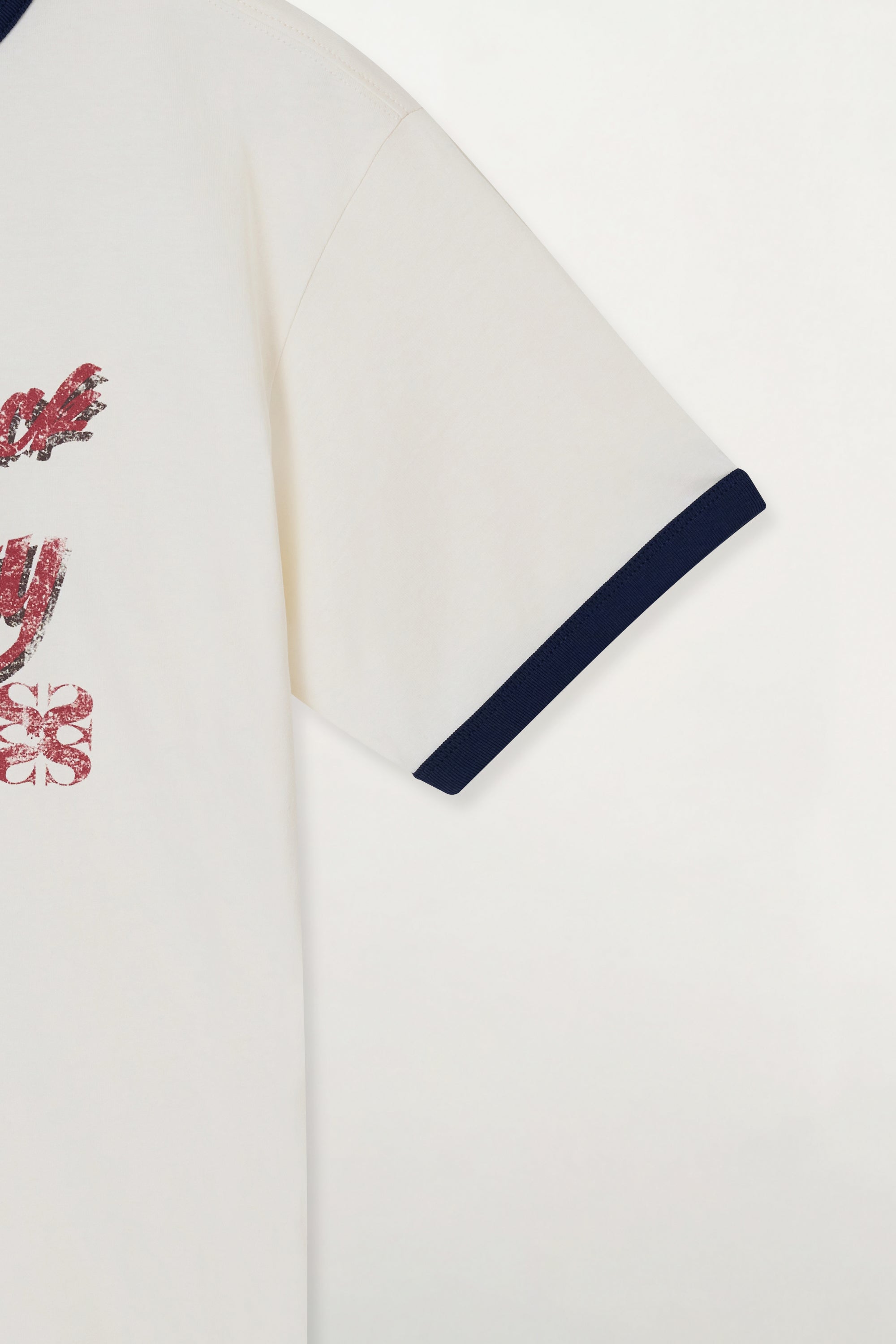 [RIIZE's Pick] (M) Playback Satur Ringer Tee Ivory