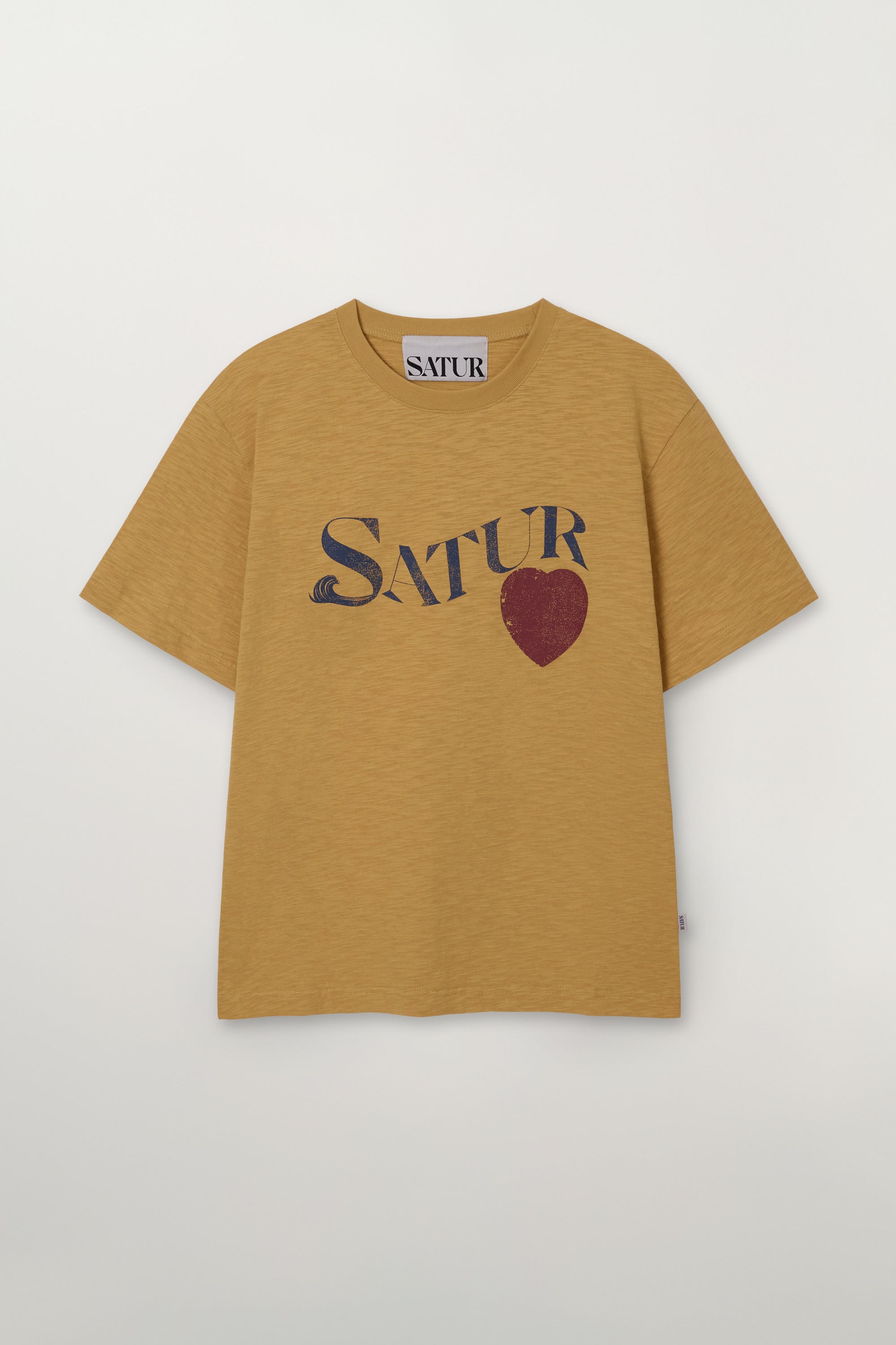 (M) Wave Logo Rl Slub Tshirt Yellow