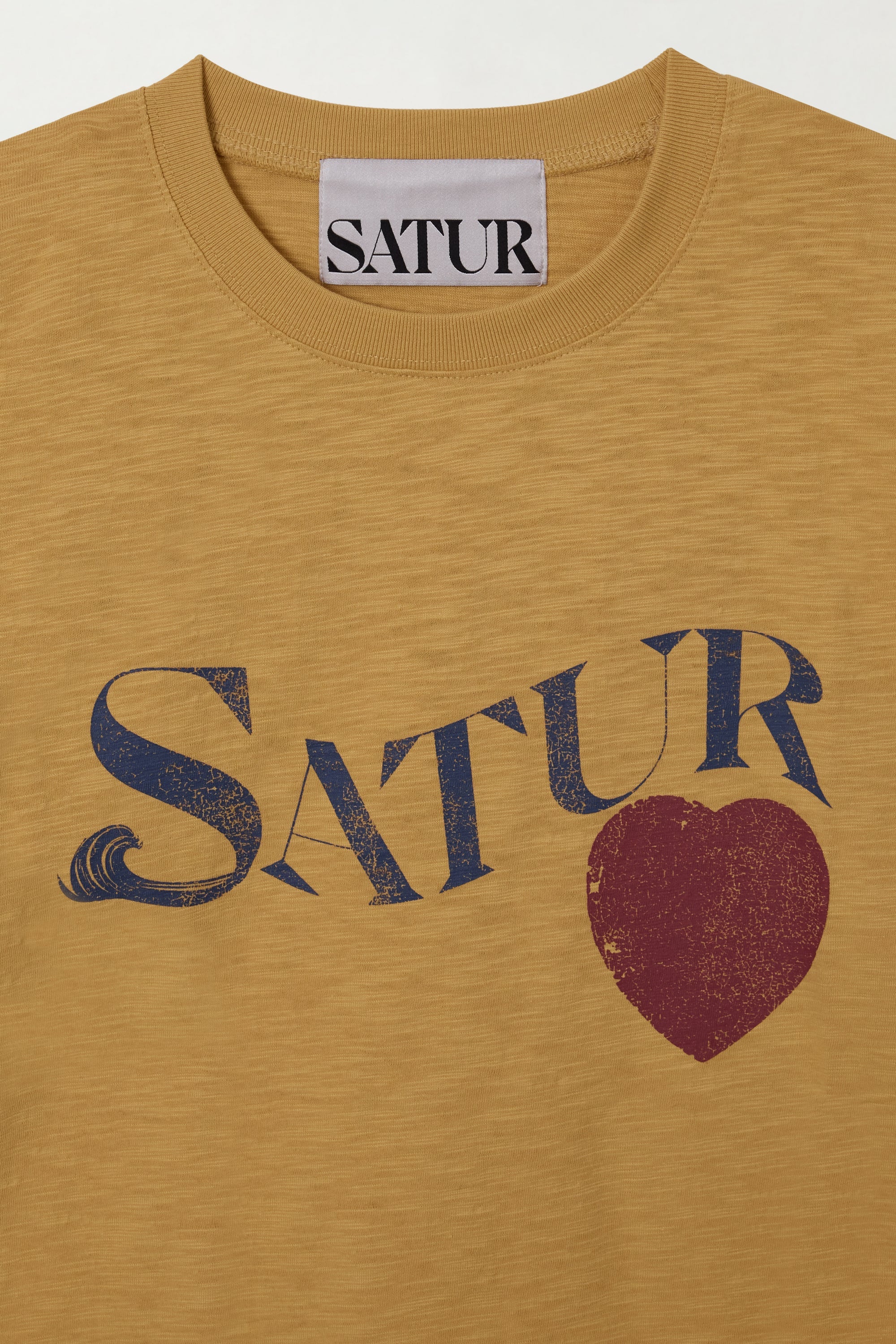 (M) Wave Logo Rl Slub Tshirt Yellow