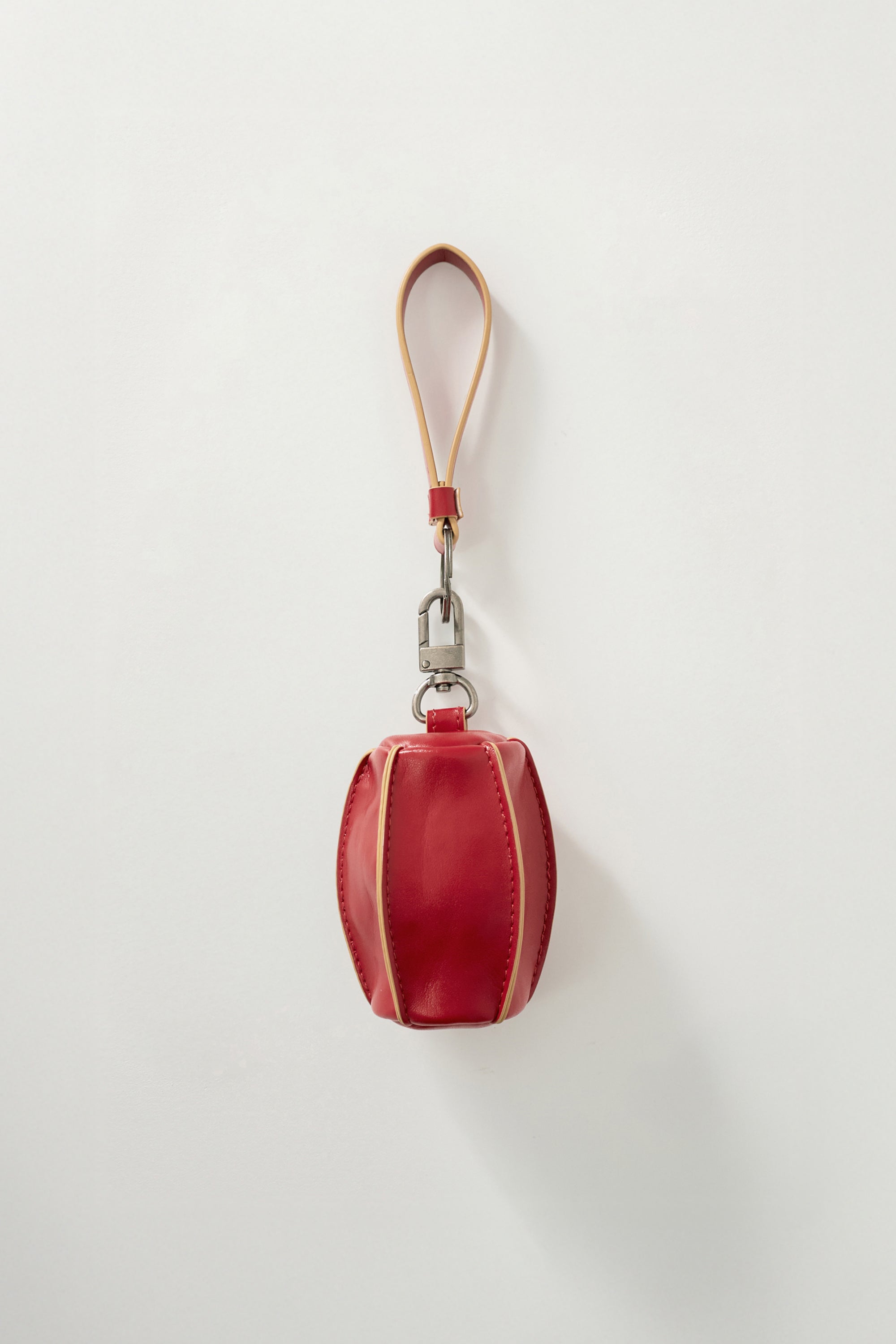 (U) Barrel Mini Pouch Keyring Red