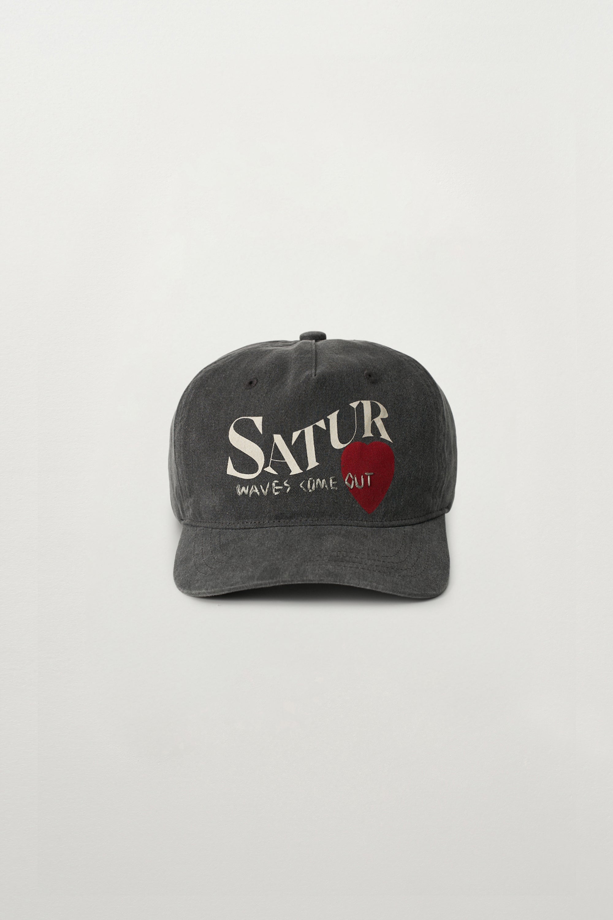 (U) 5Panel Vintage Cap Charcoal