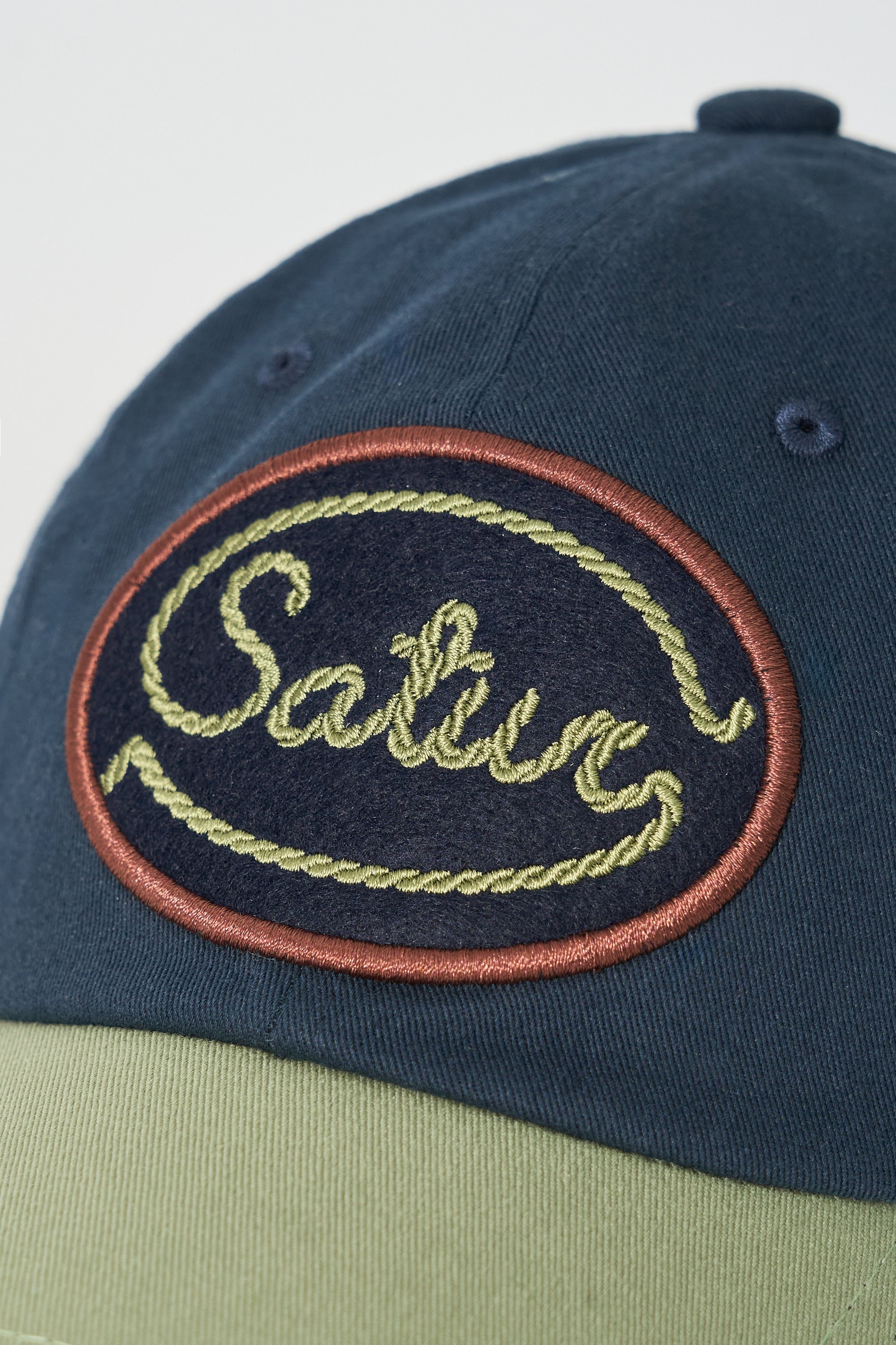 (U) Rope Embroidery Wappen Cap Navy