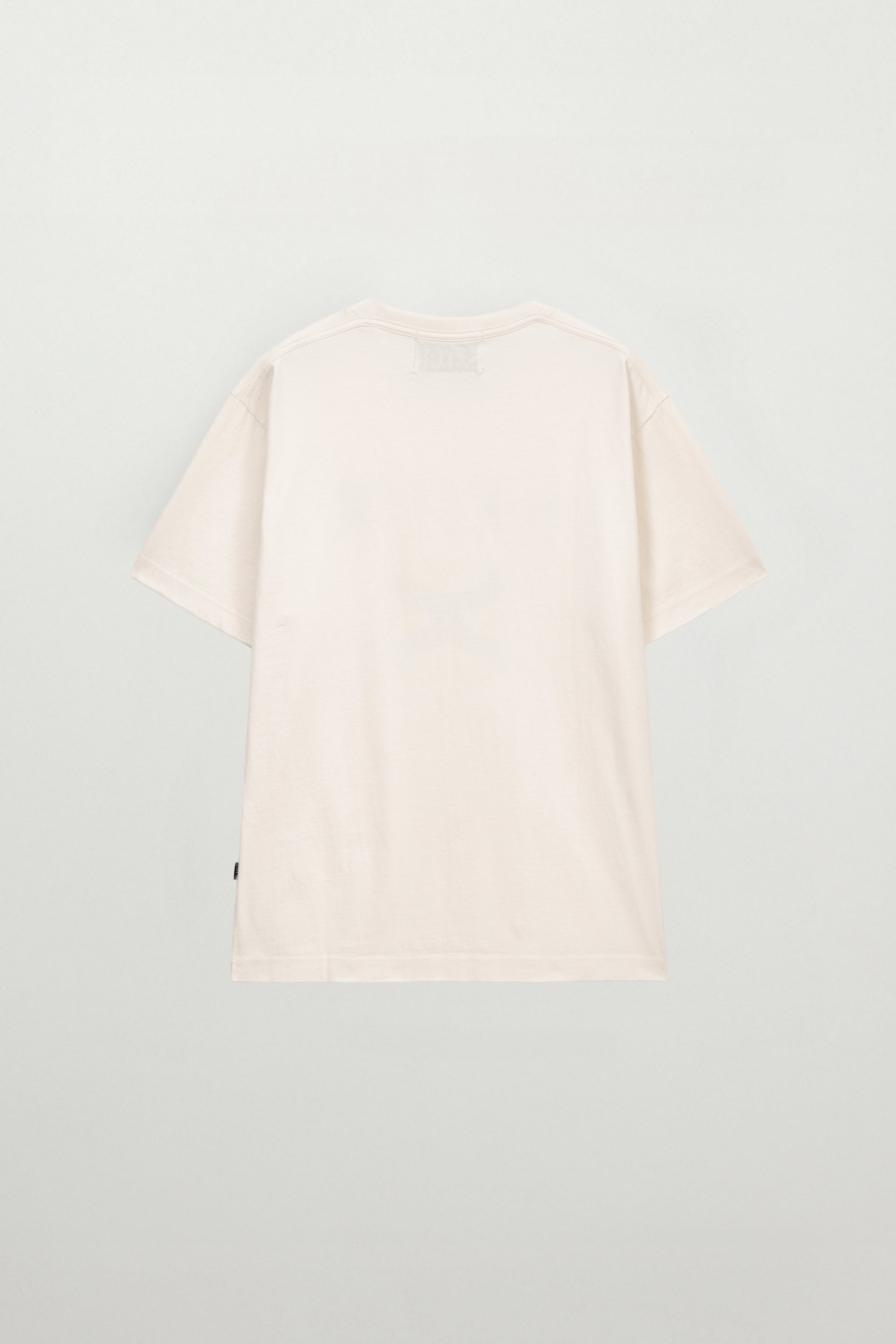 (U) Gradient Embroidery Tee Cream
