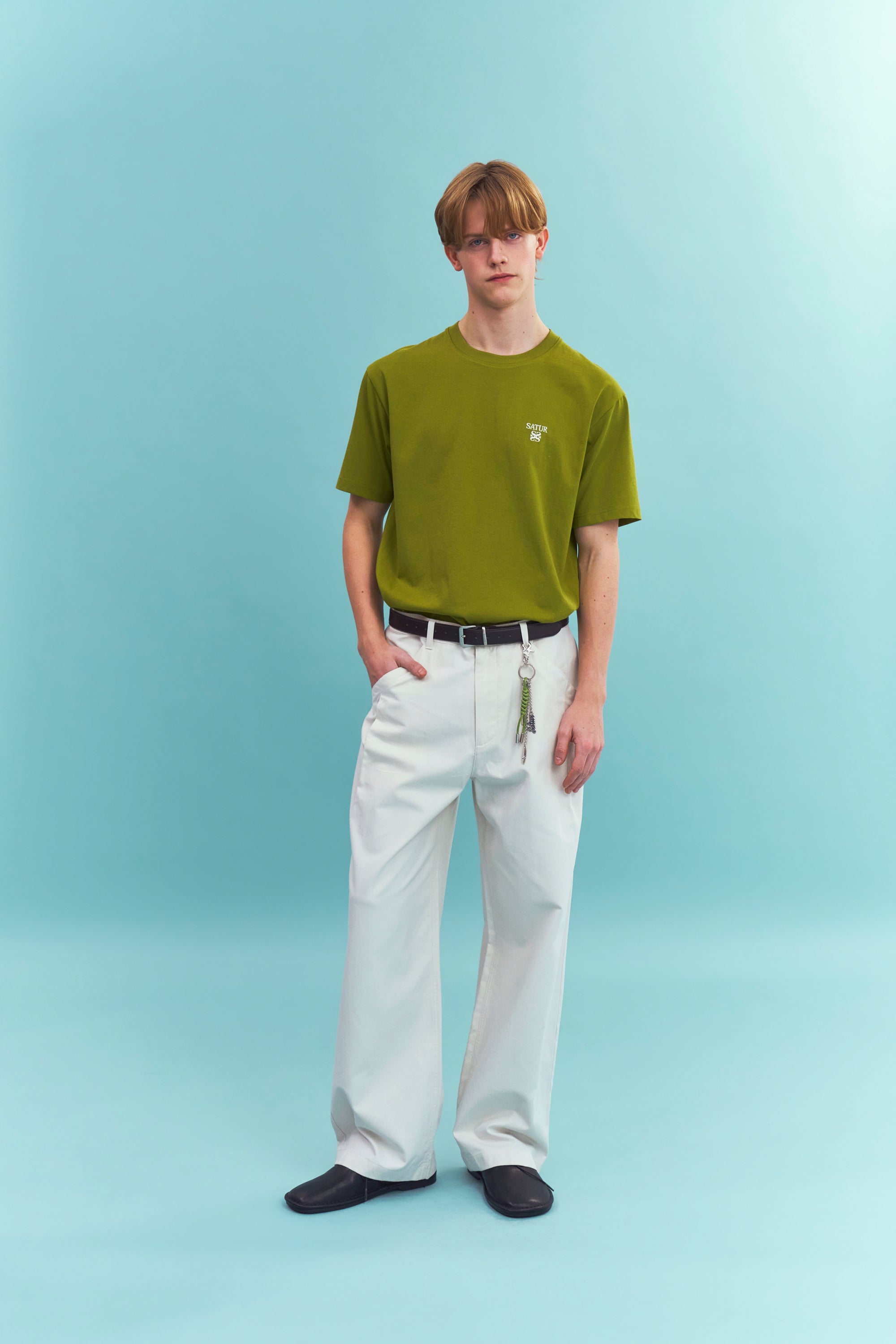(U) Loren Classic Logo Tshirt Olive Green