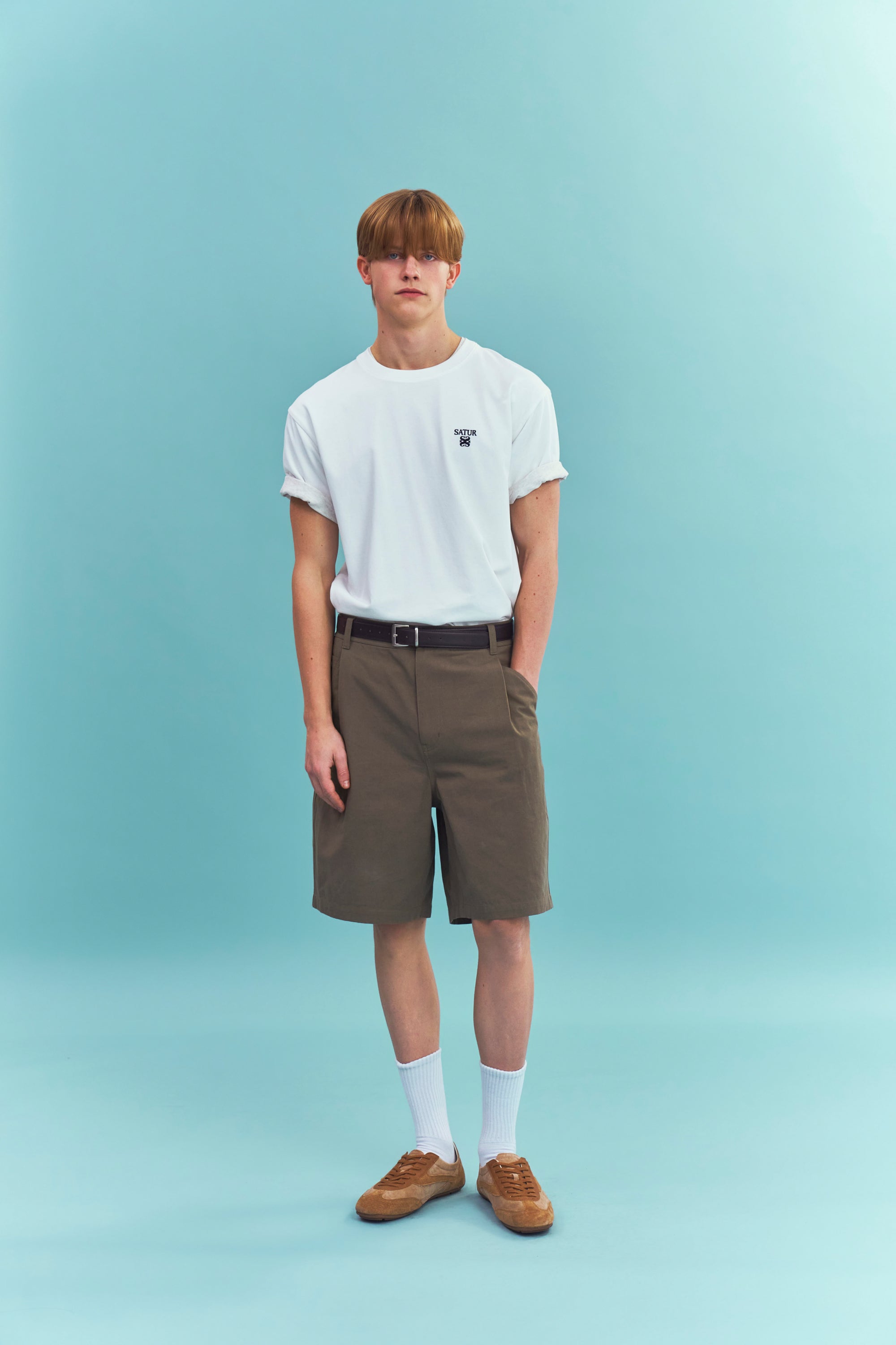 (U) Loren Classic Logo Tshirt White