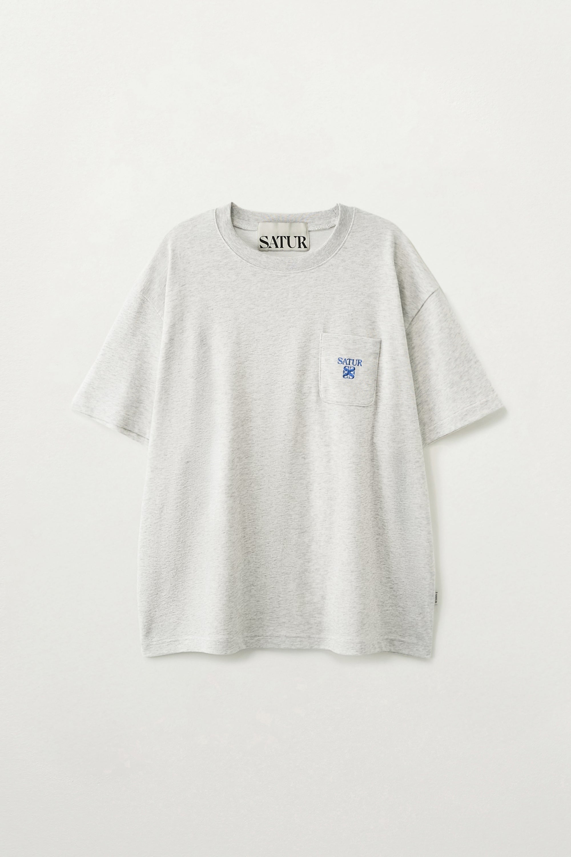 (U) Apero Logo Oversize Tee Melange White