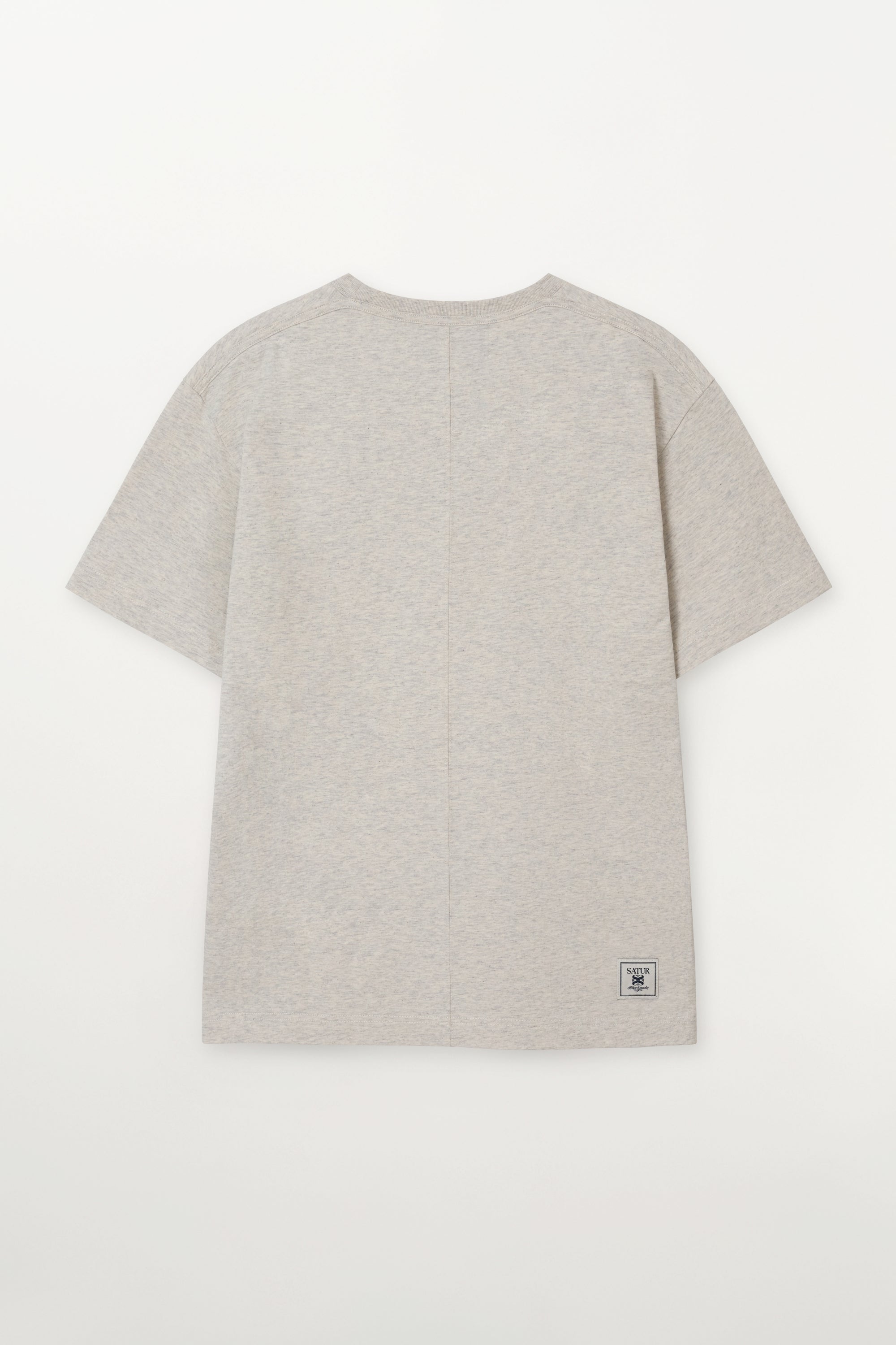 (U) Satur Font Small Logo Tee Oatmeal
