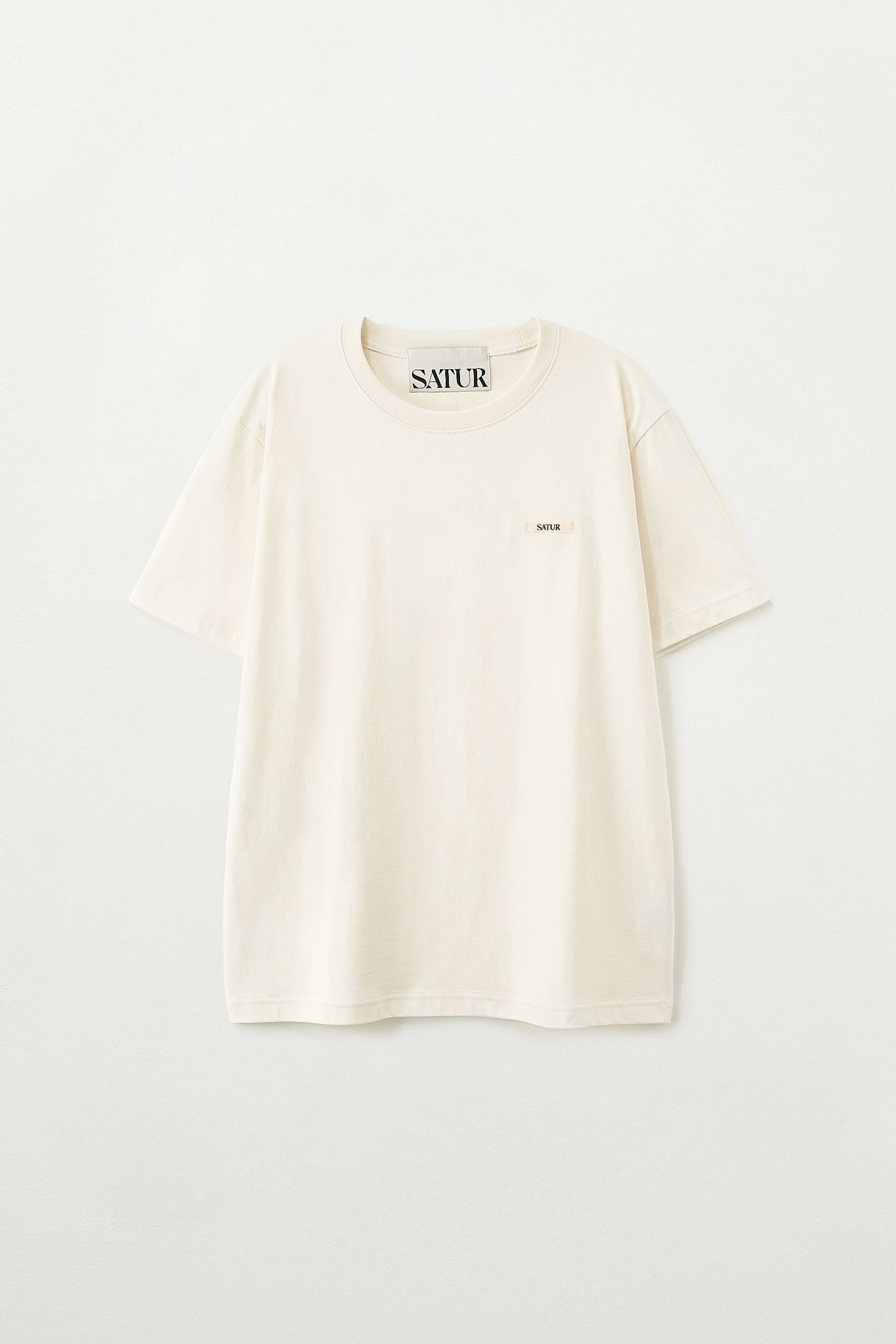 [RIIZE's Pick] (U) Supima Basic Crew Neck Tee Cream