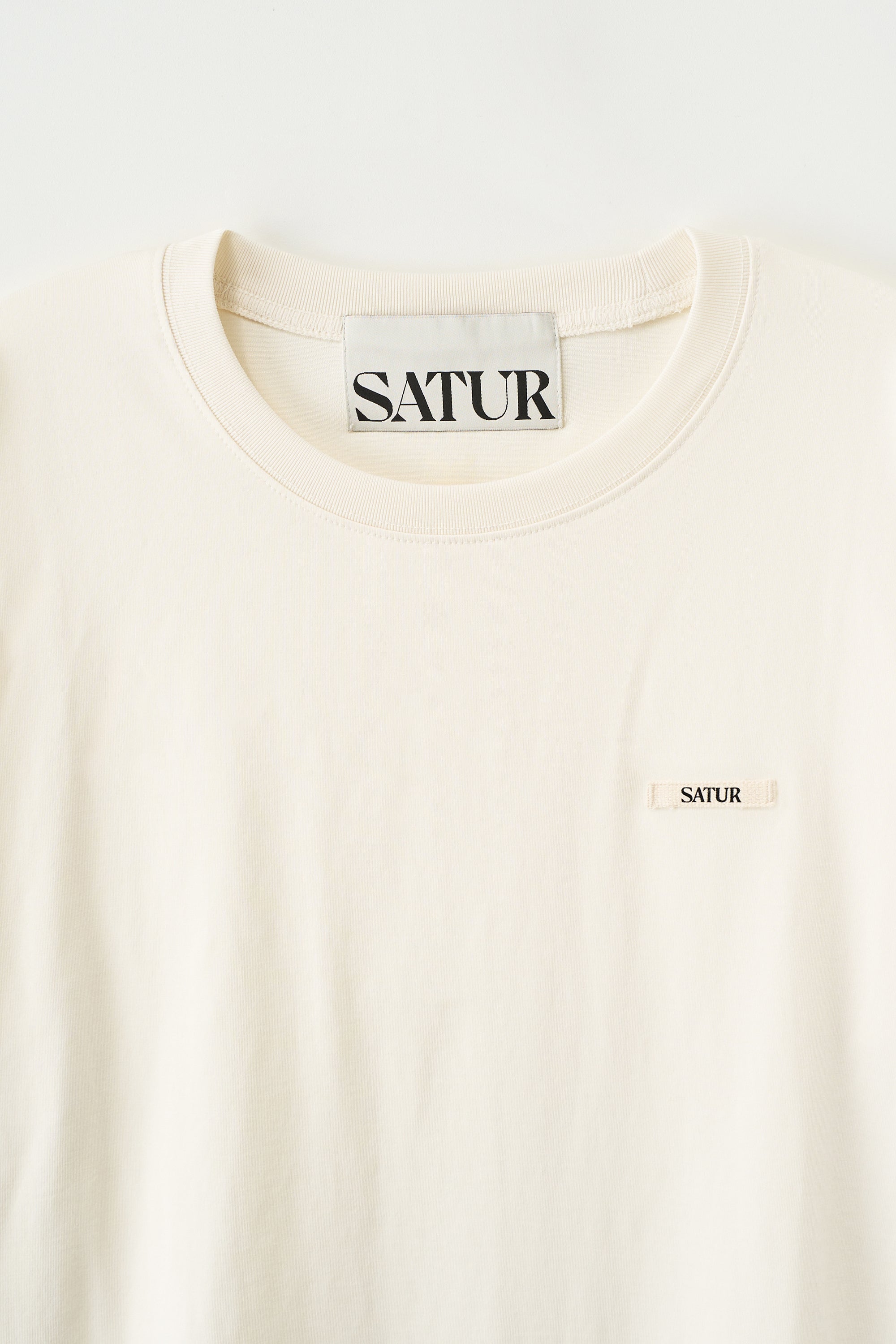 [RIIZE's Pick] (U) Supima Basic Crew Neck Tee Cream