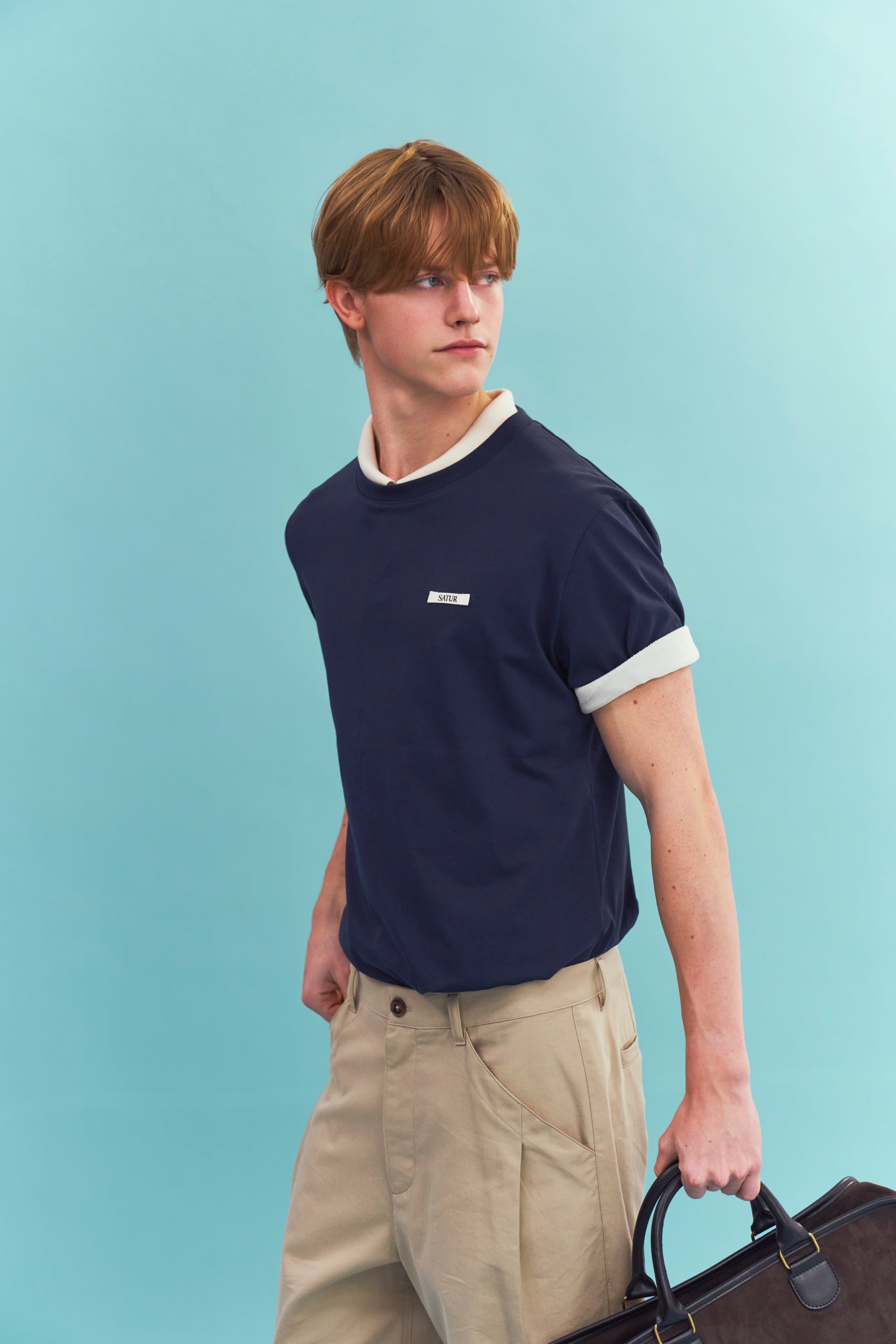 [RIIZE's Pick] (U) Supima Basic Crew Neck Tee Navy