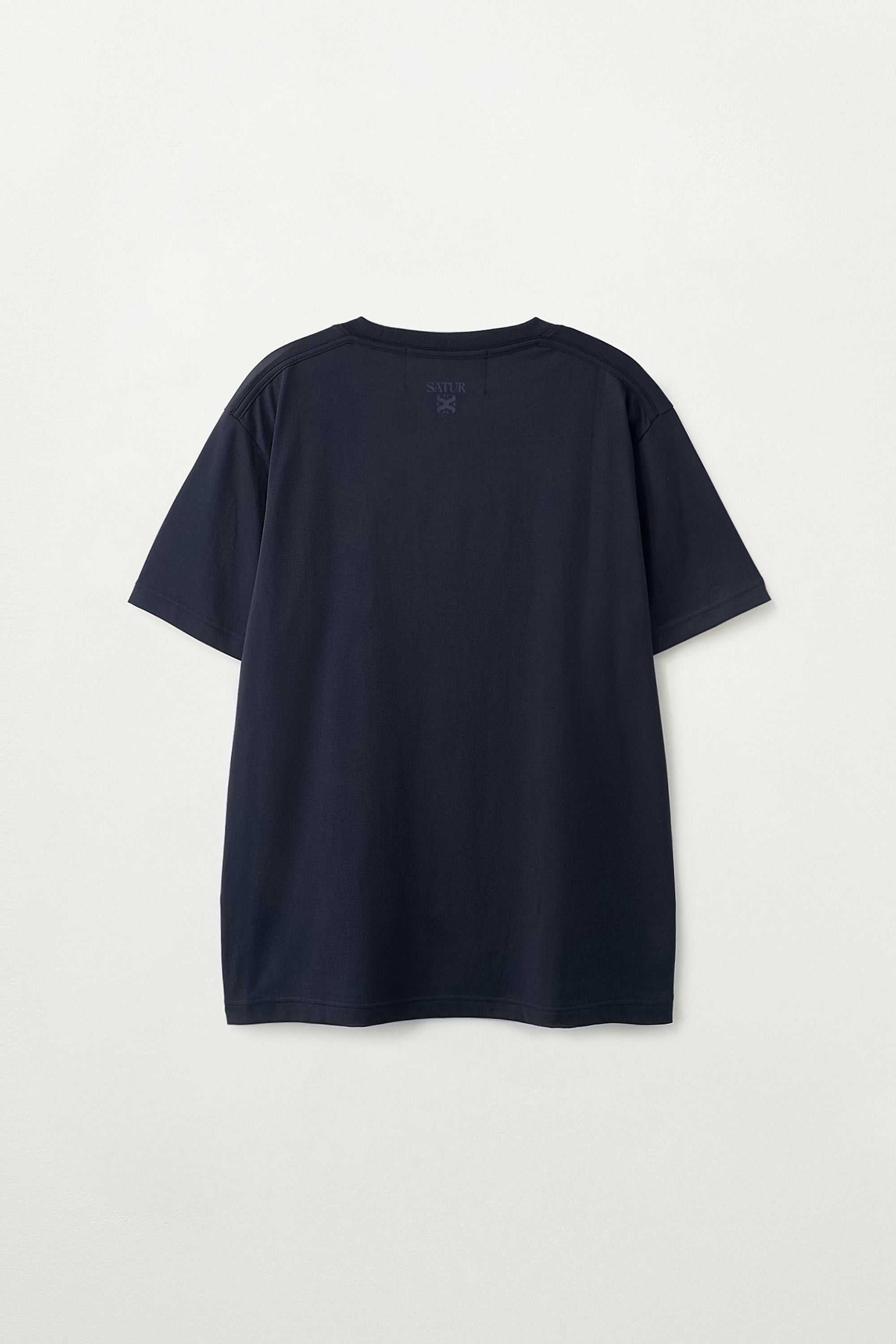 [RIIZE's Pick] (U) Supima Basic Crew Neck Tee Navy