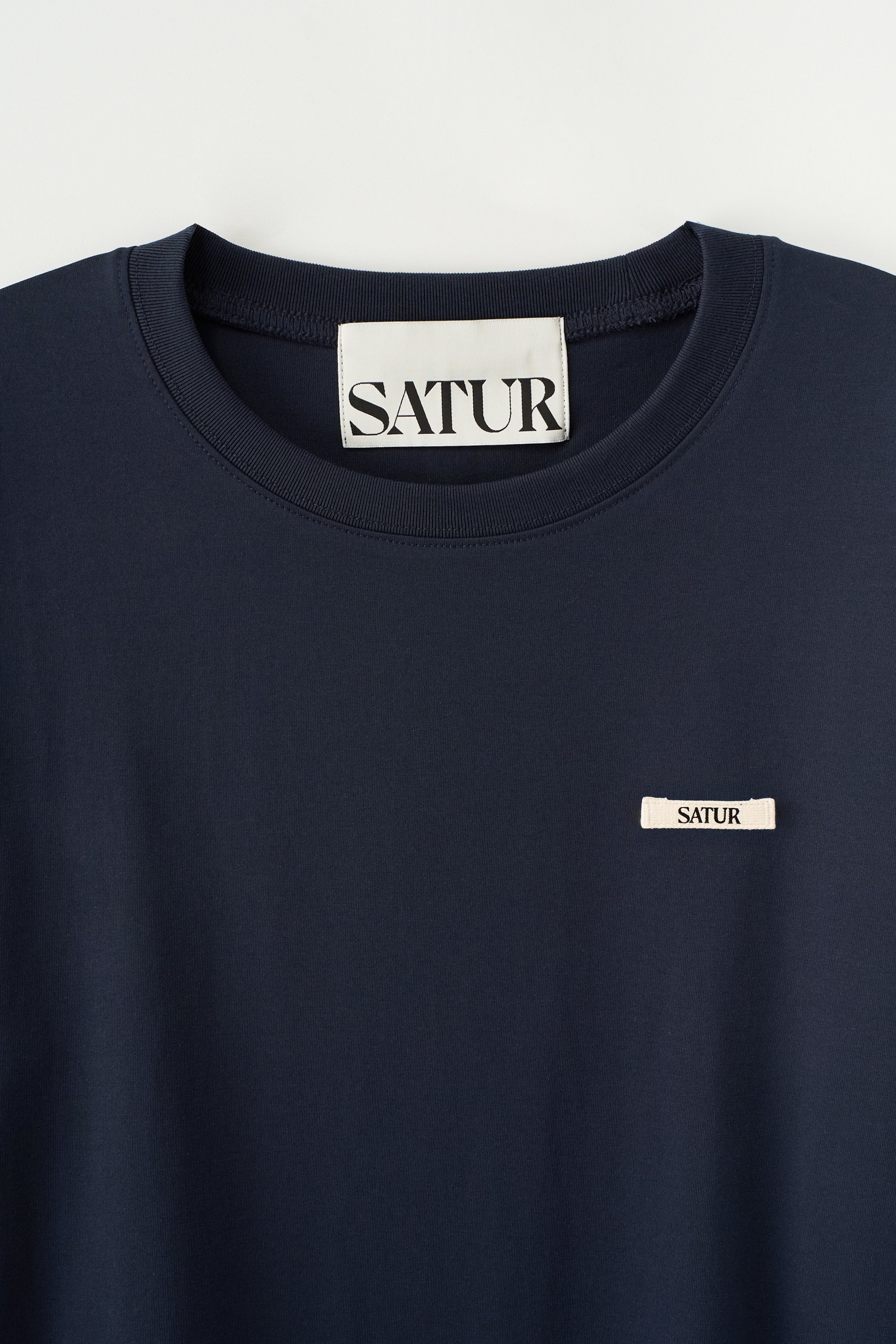 [RIIZE's Pick] (U) Supima Basic Crew Neck Tee Navy