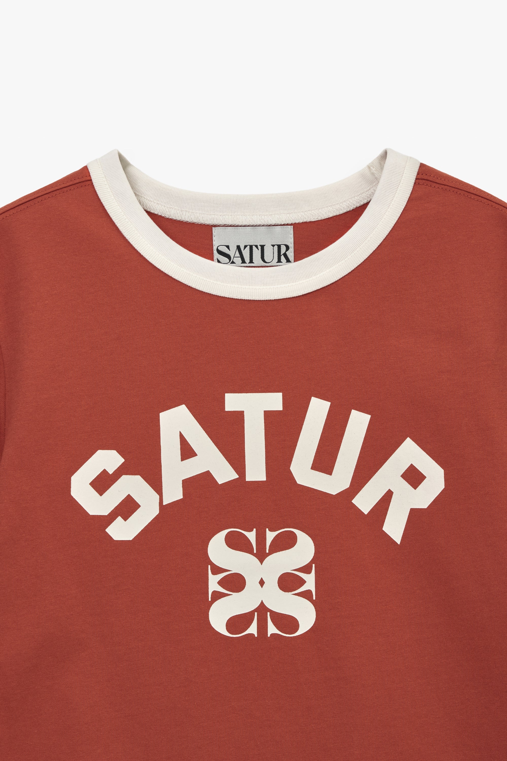 (W) Satur Arch Logo Tee Red