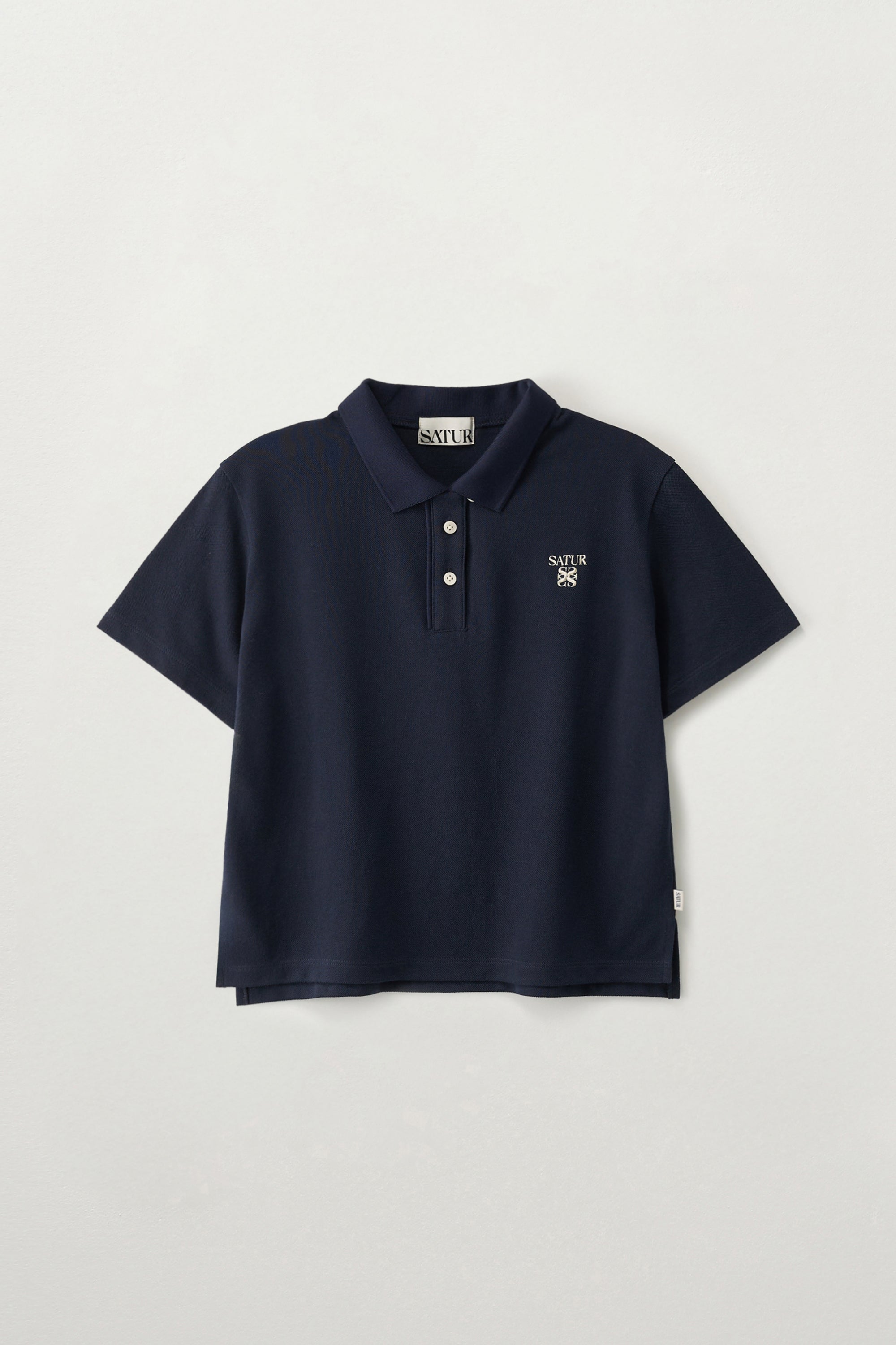 (W) Loren Pique Polo Tshirt Navy