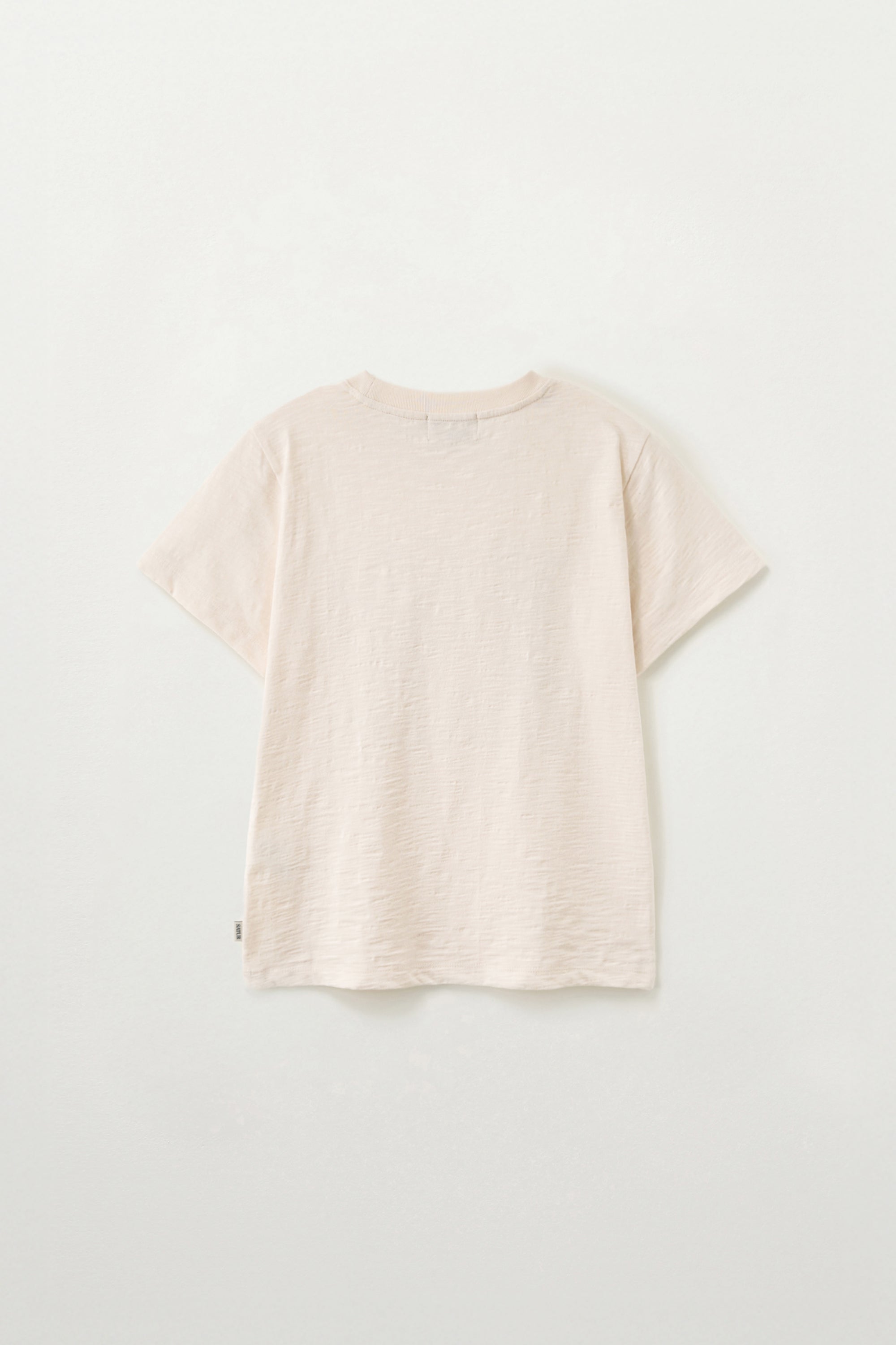 (W) I Love Graphic Rl Slub Tee Cream