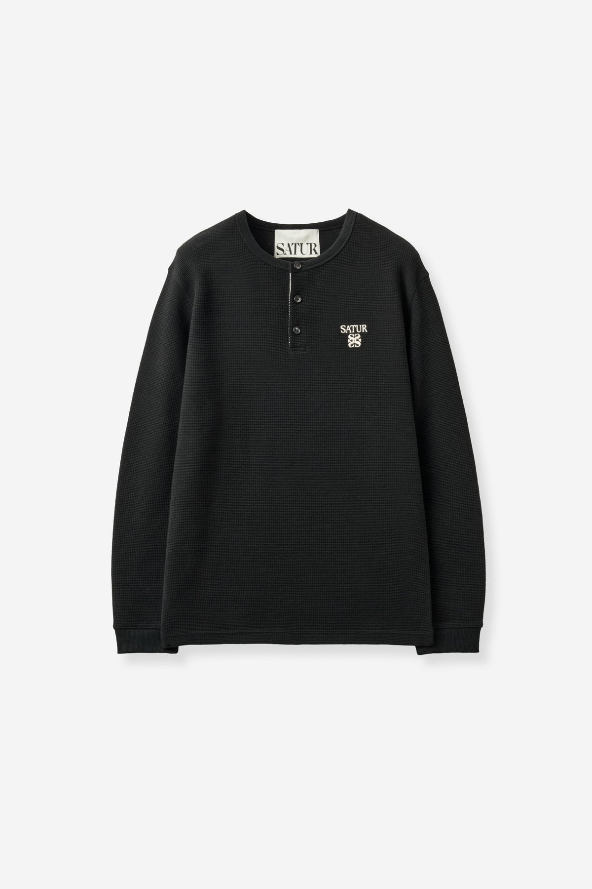 (U) Waffle Henley Long Sleeve