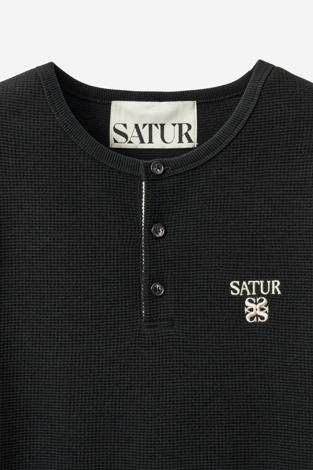 (U) Waffle Henley Long Sleeve