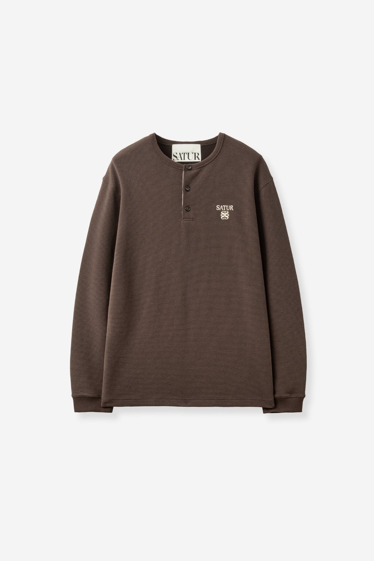 (U) Waffle Henley Long Sleeve