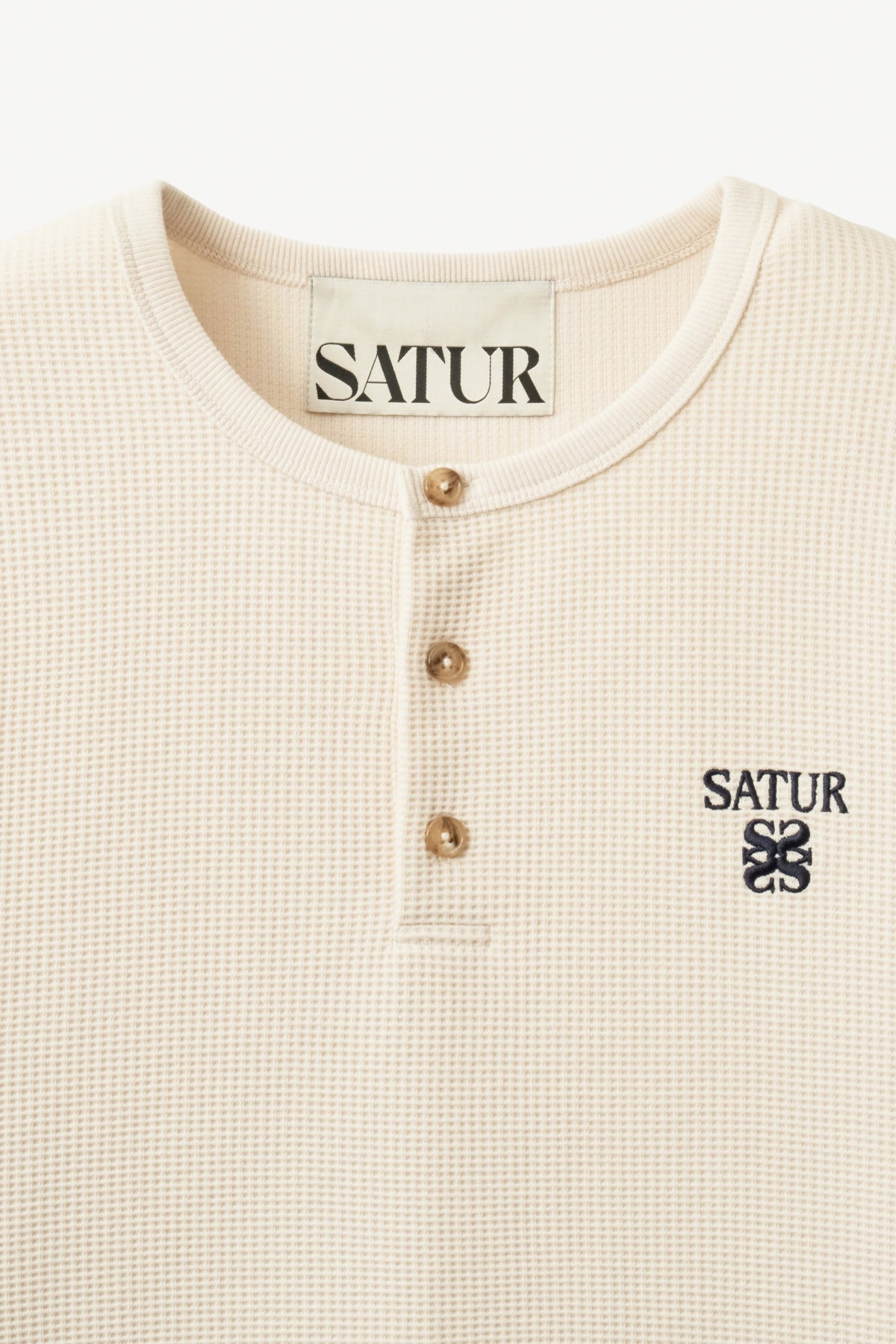 (U) Waffle Henley Long Sleeve